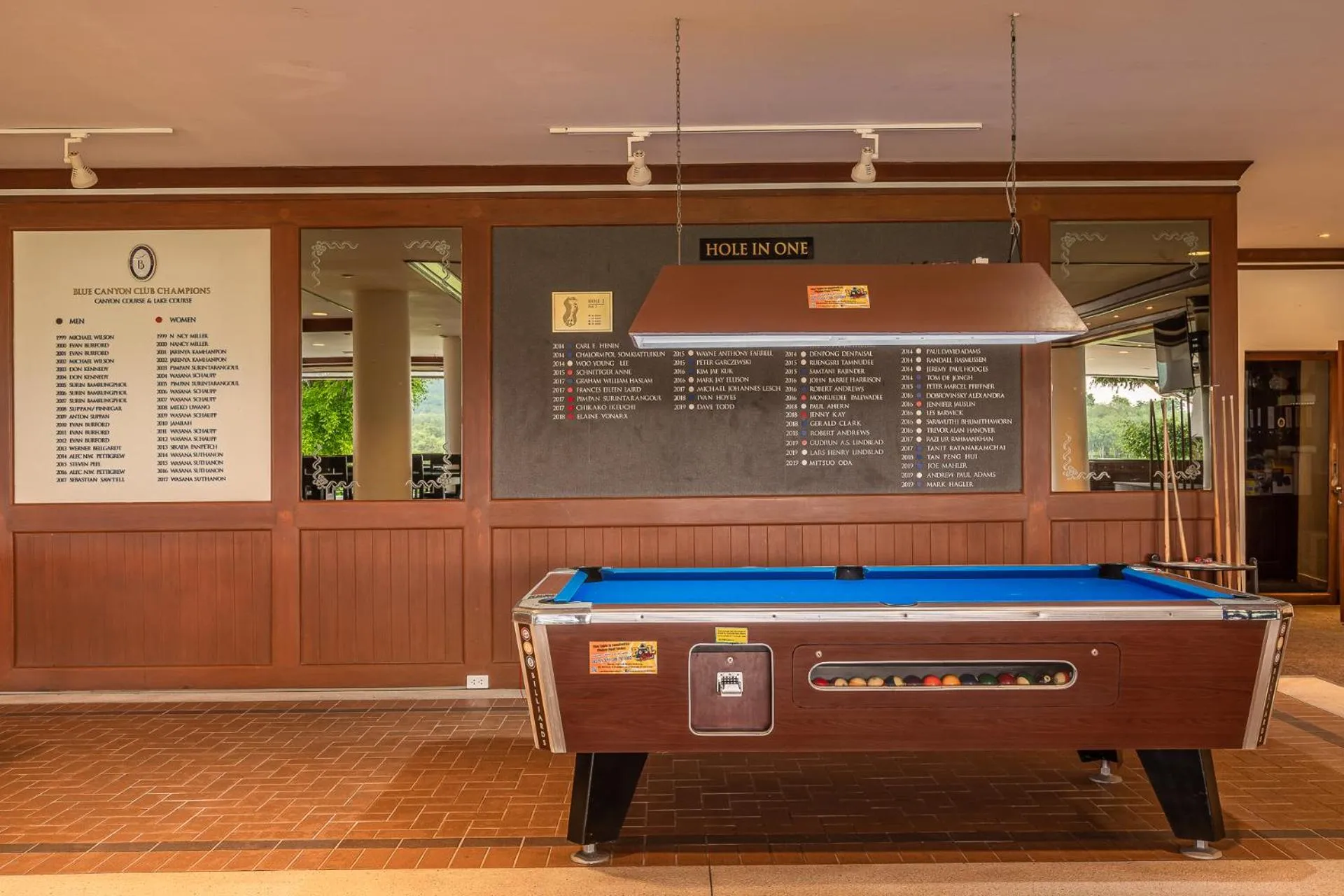 Billiard in Blue Canyon Country Club