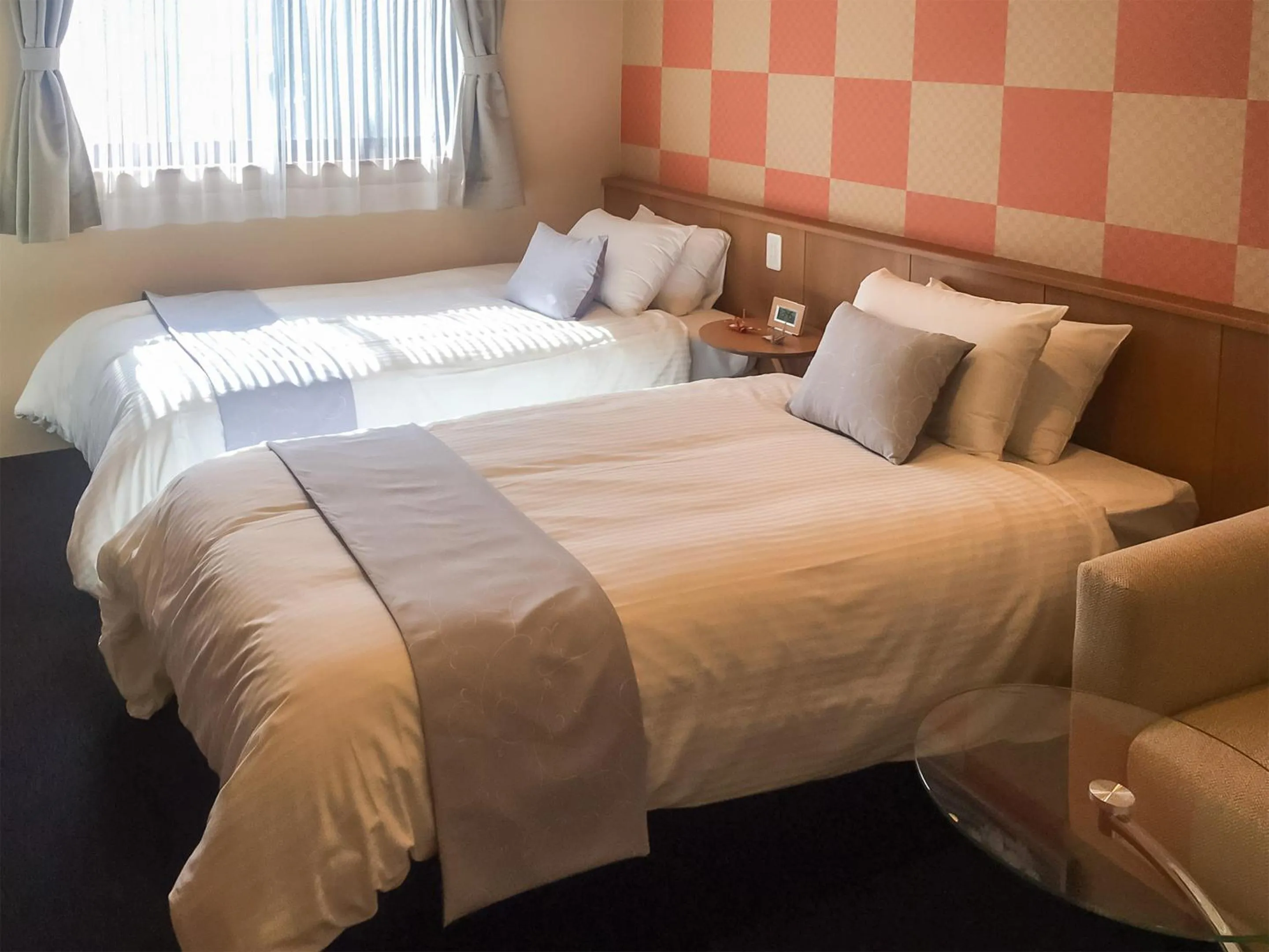 Photo of the whole room, Bed in Kyoto Earth Hotel