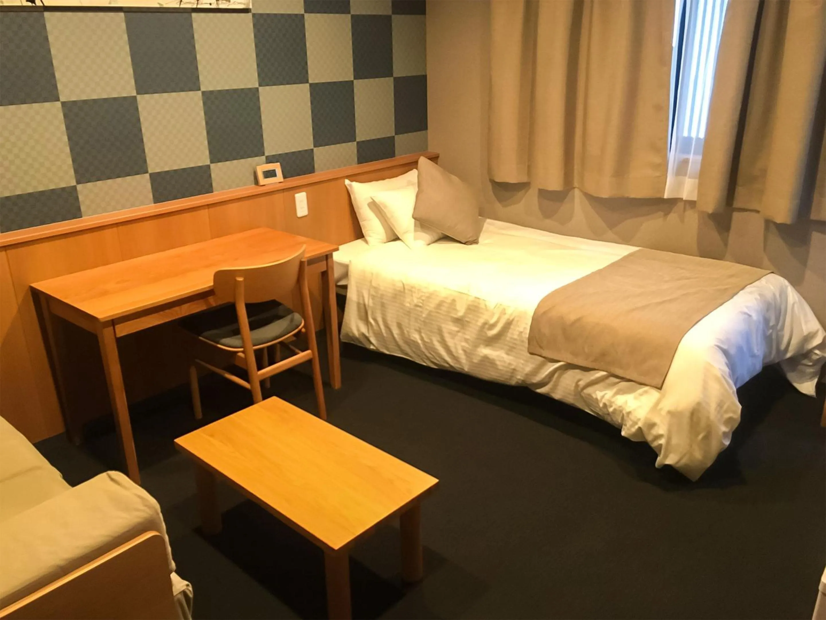 Photo of the whole room, Bed in Kyoto Earth Hotel