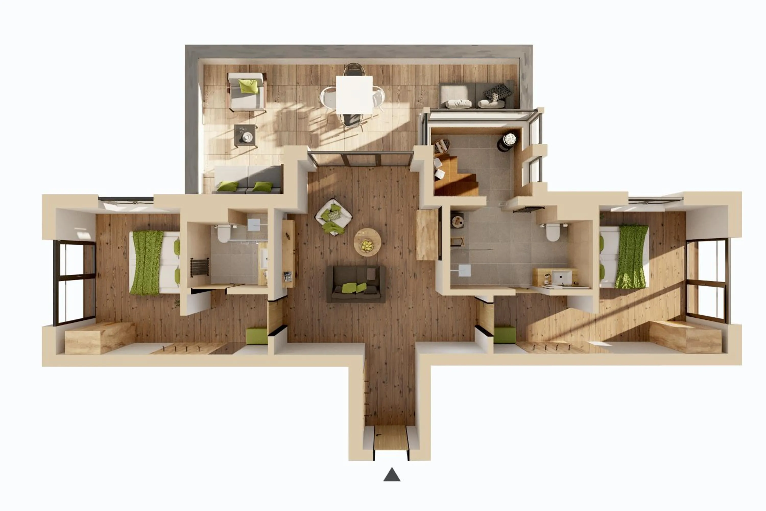 Floor plan in FIRSTpeak Zauchensee