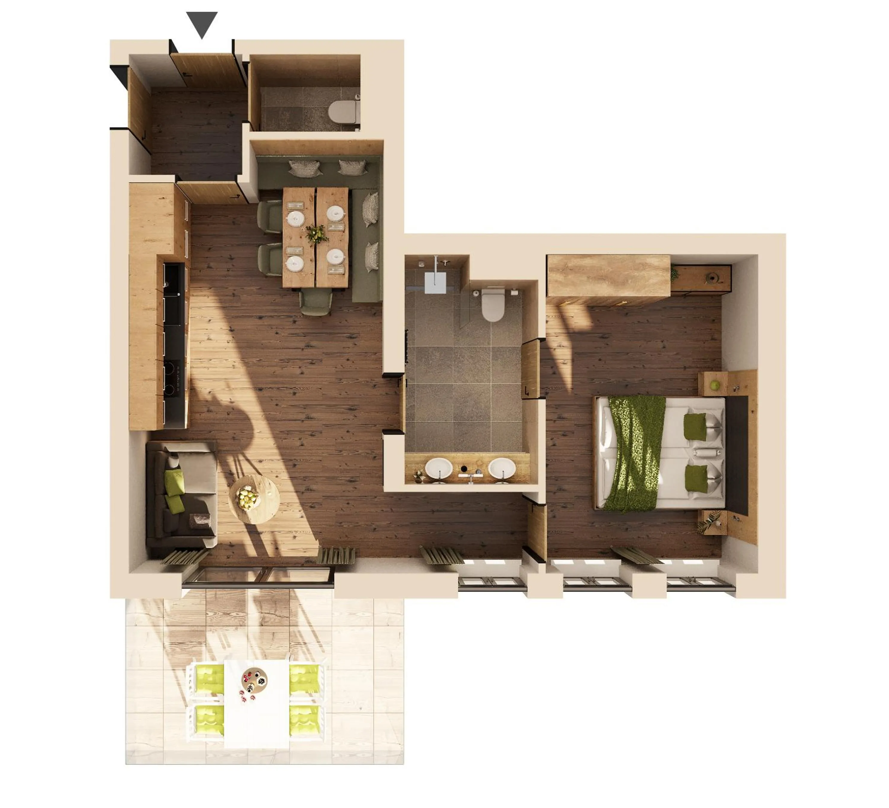 Floor plan in FIRSTpeak Zauchensee