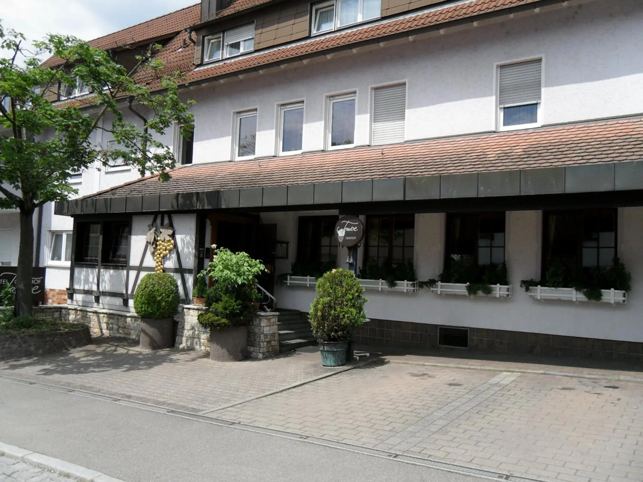 Property building in Hotel Gasthof Traube