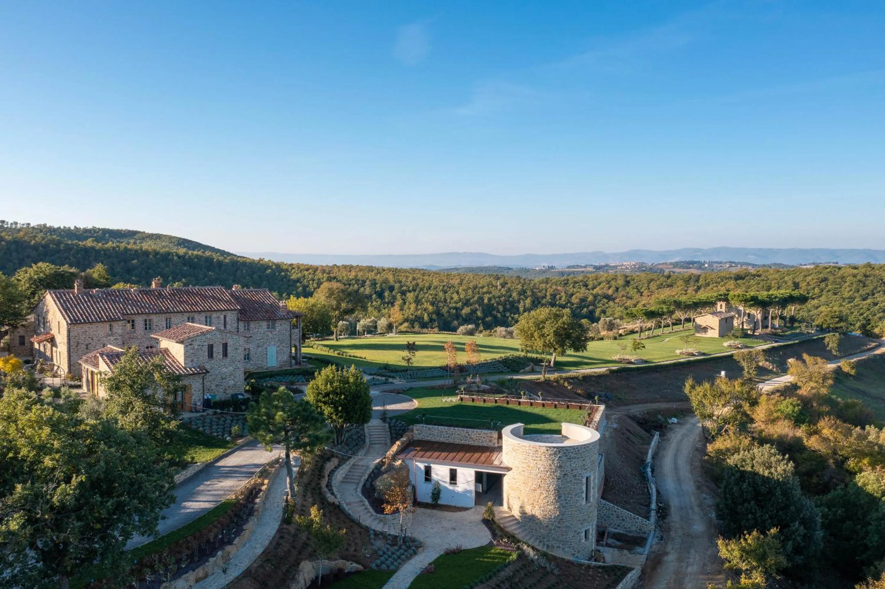 Bird's eye view in I Borghi dell'Eremo