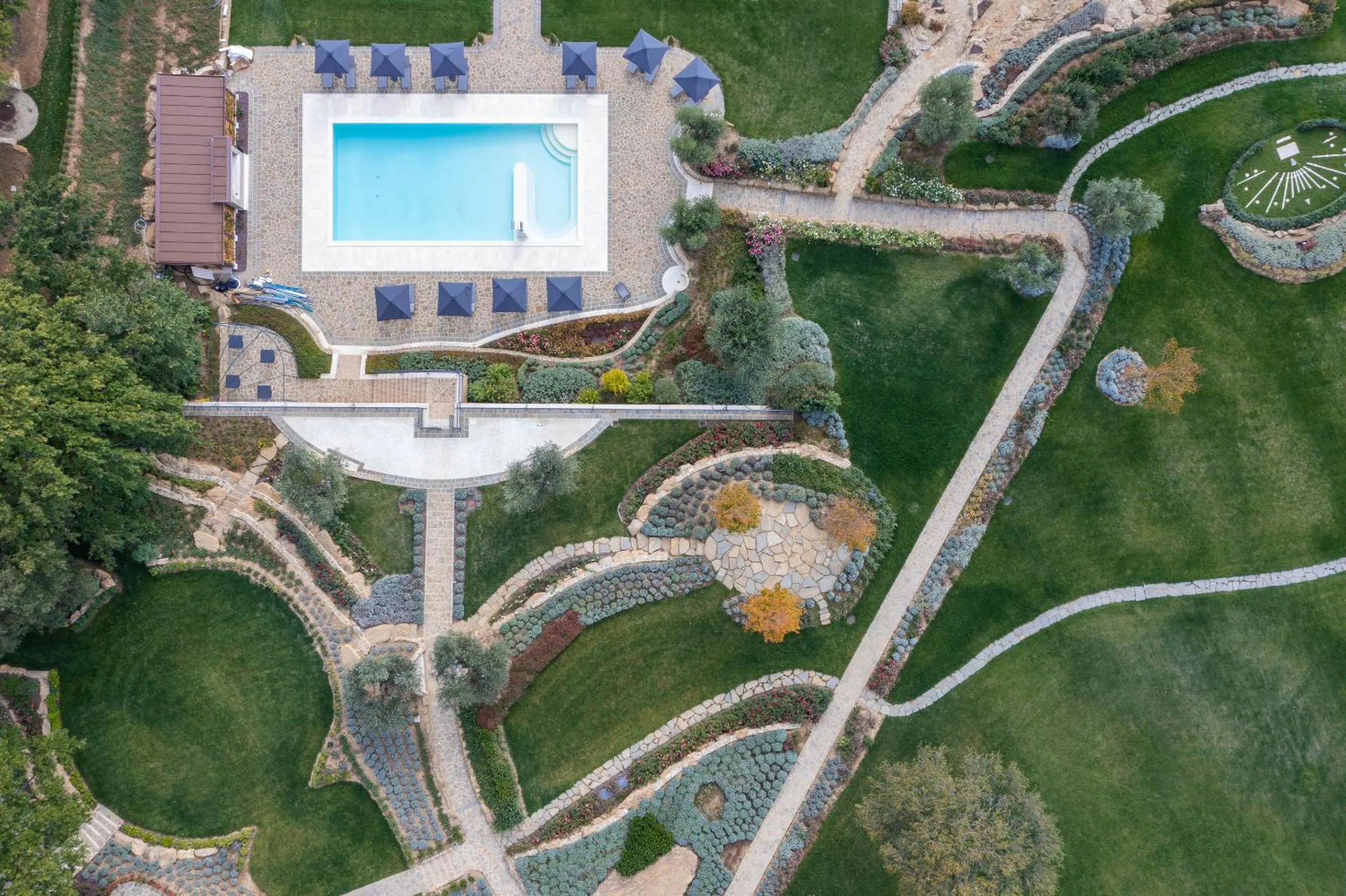 Bird's eye view in I Borghi dell'Eremo