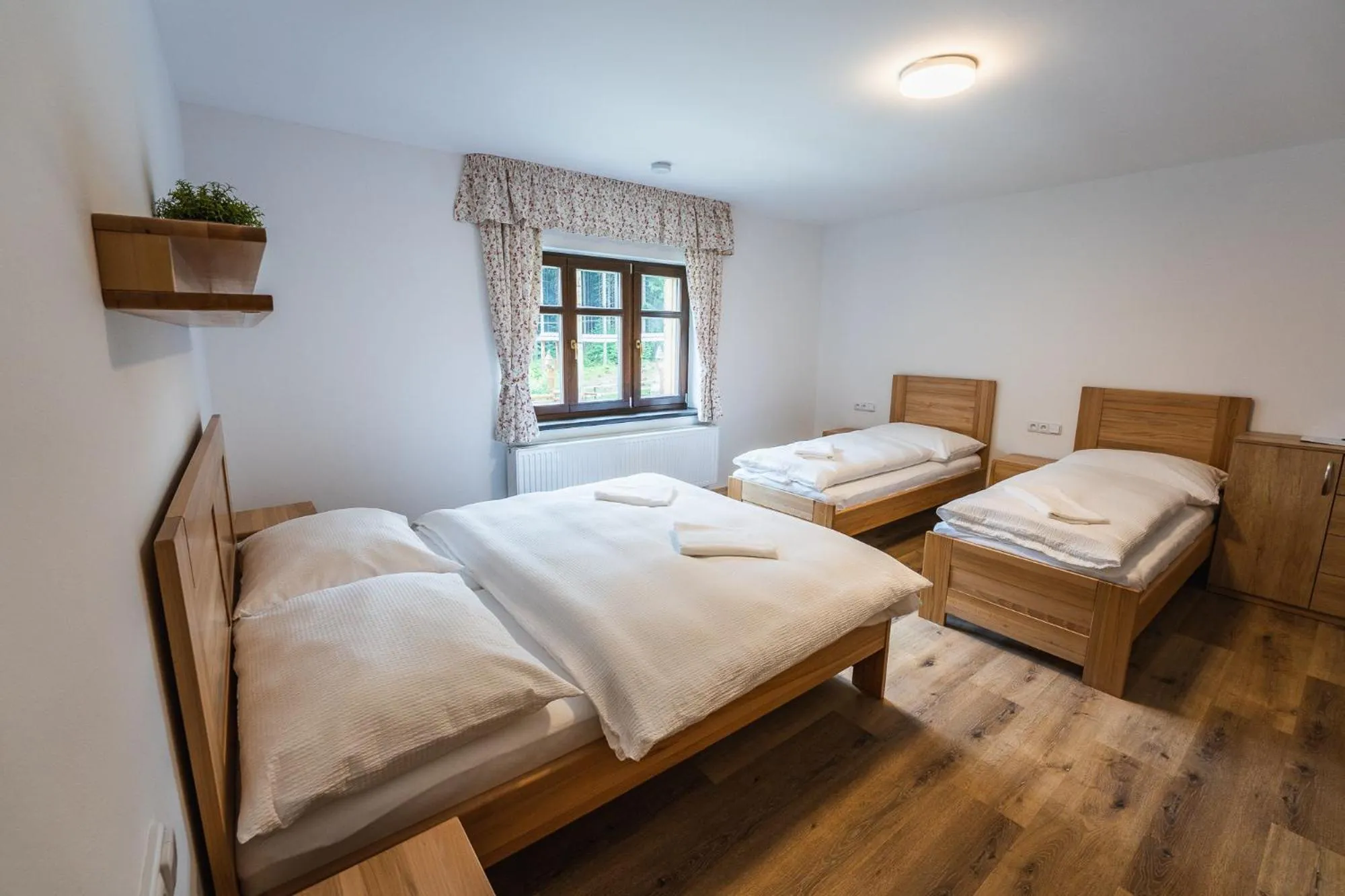 Bedroom, Bed in Apartmány Mezivodí