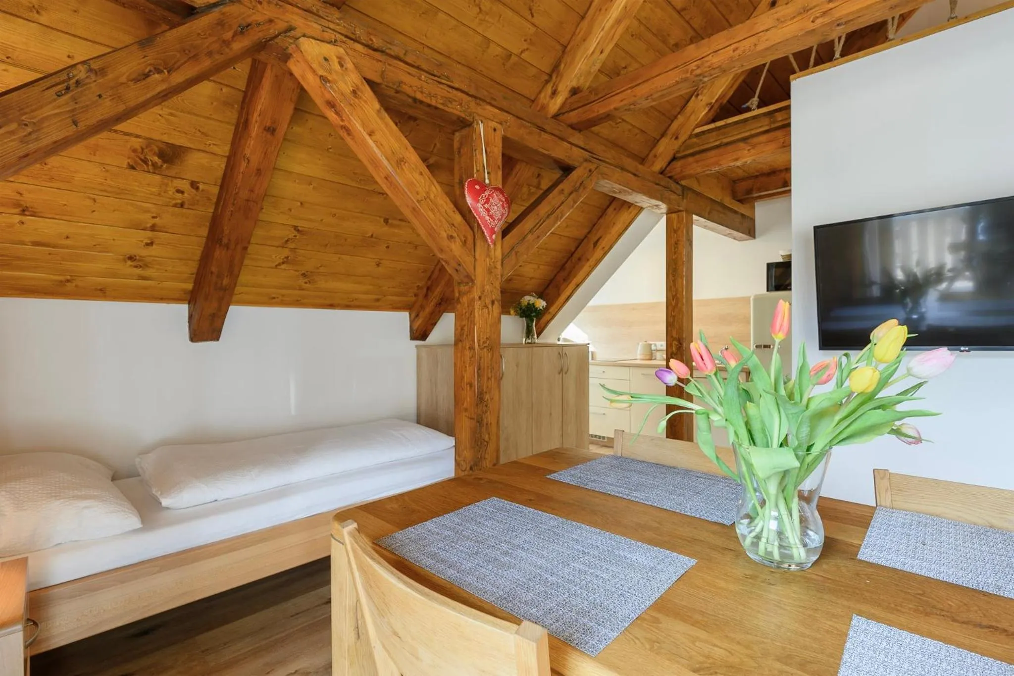 Bed in Apartmány Mezivodí