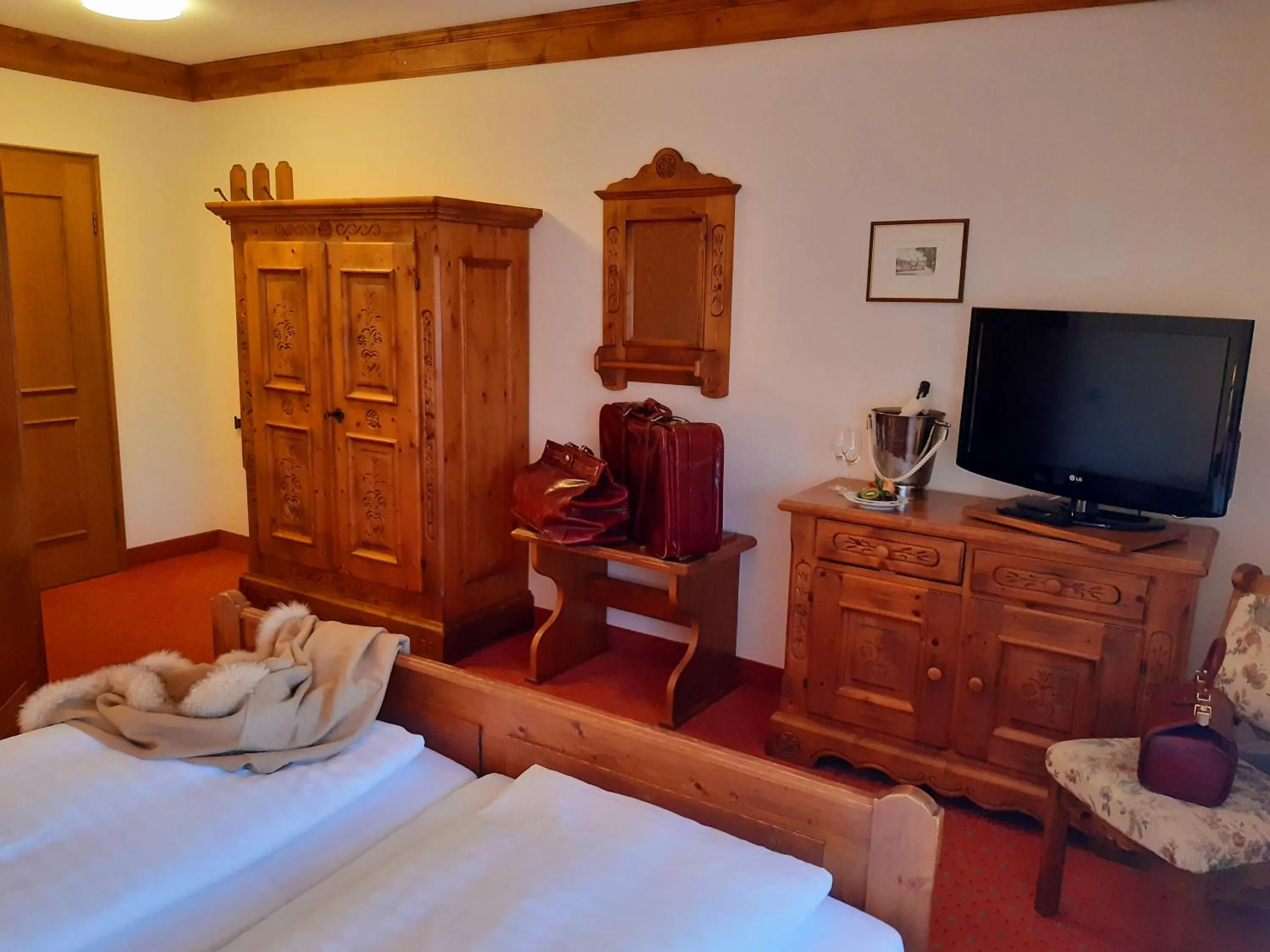 Bed in Gasthaus Auerhahn