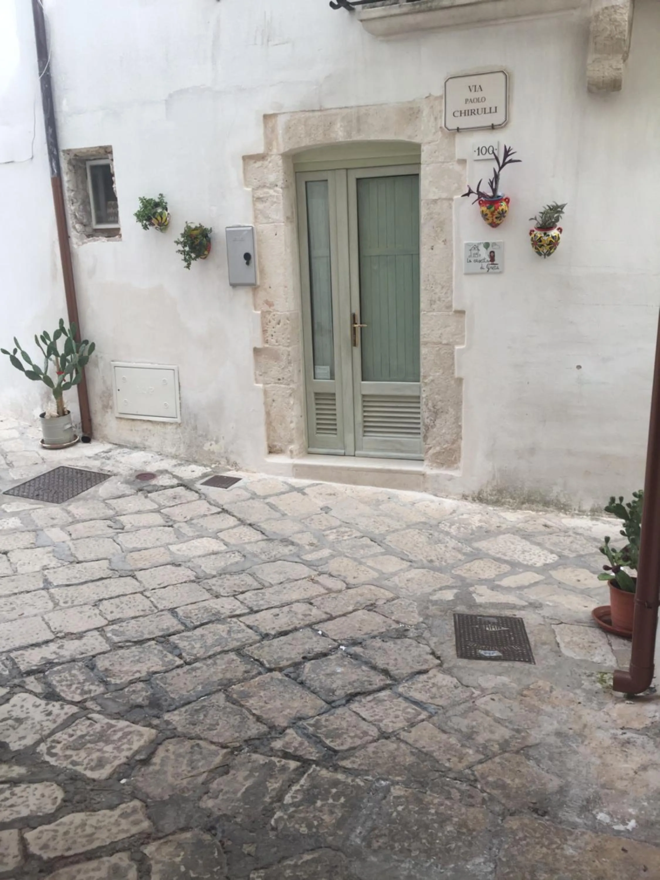 Facade/entrance in La Casetta di Greta