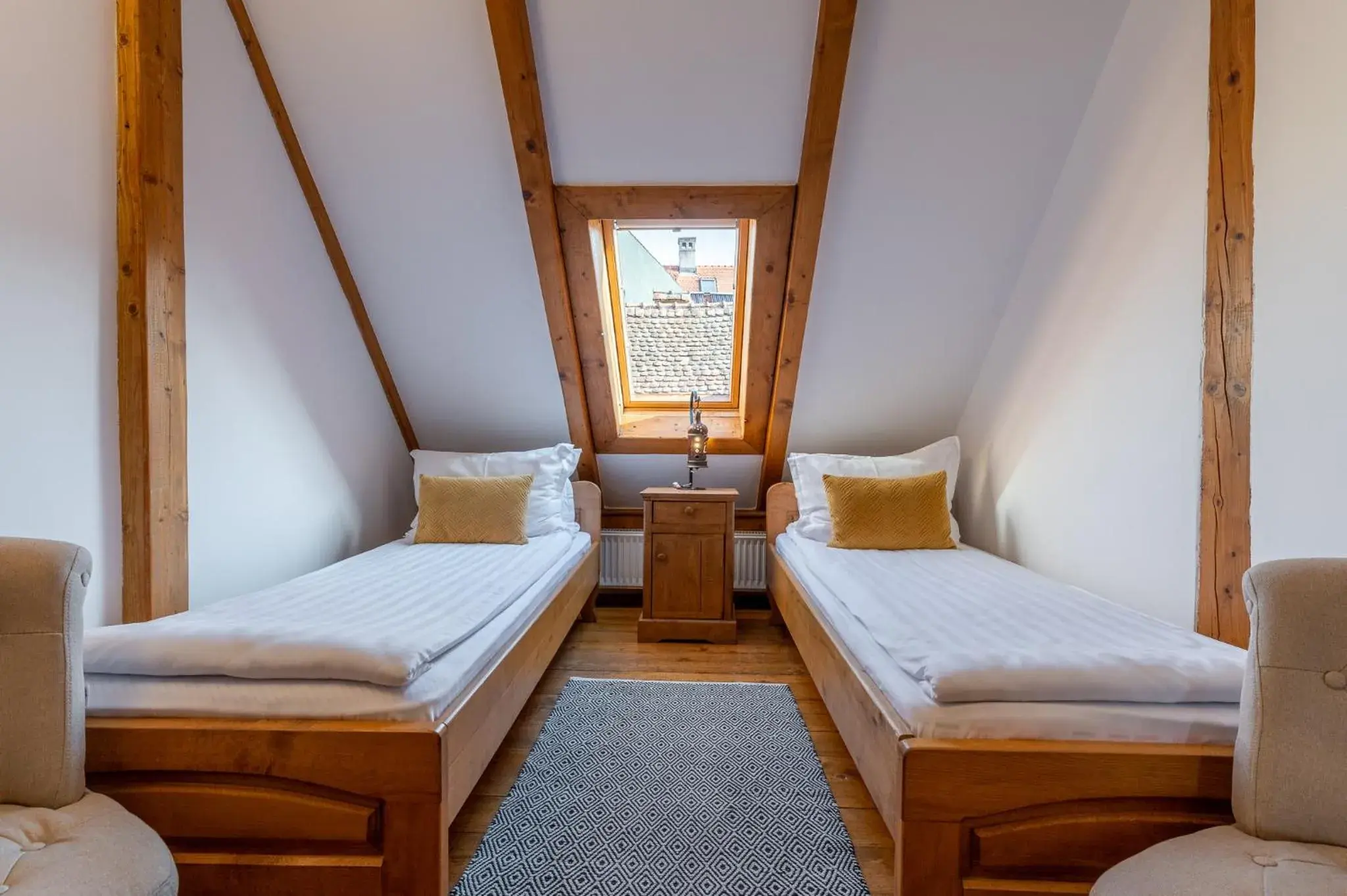 Standard Twin Room - Attic in Boutique Hotel von Graf Standard Twin Room - Attic in Boutique Hotel von Graf