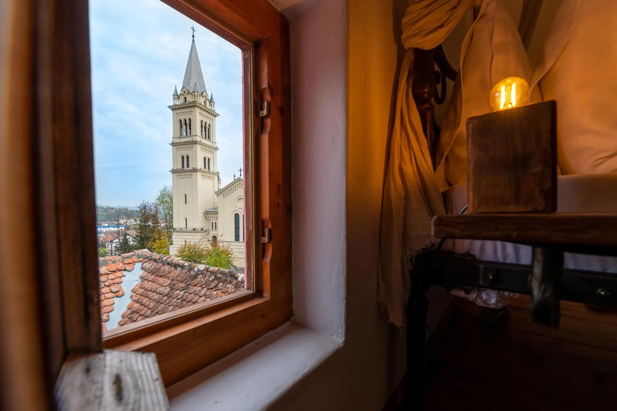 City view in Boutique Hotel von Graf