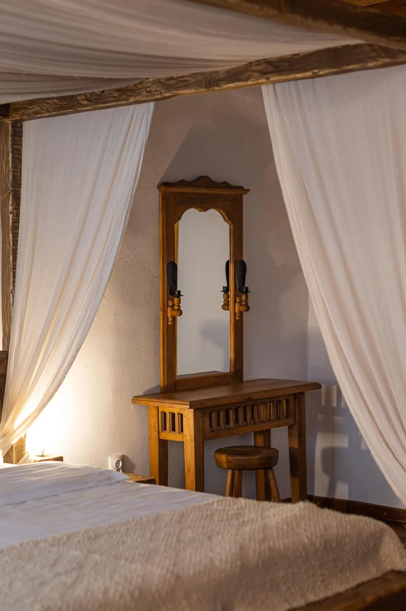 hair dresser, Bed in Boutique Hotel von Graf