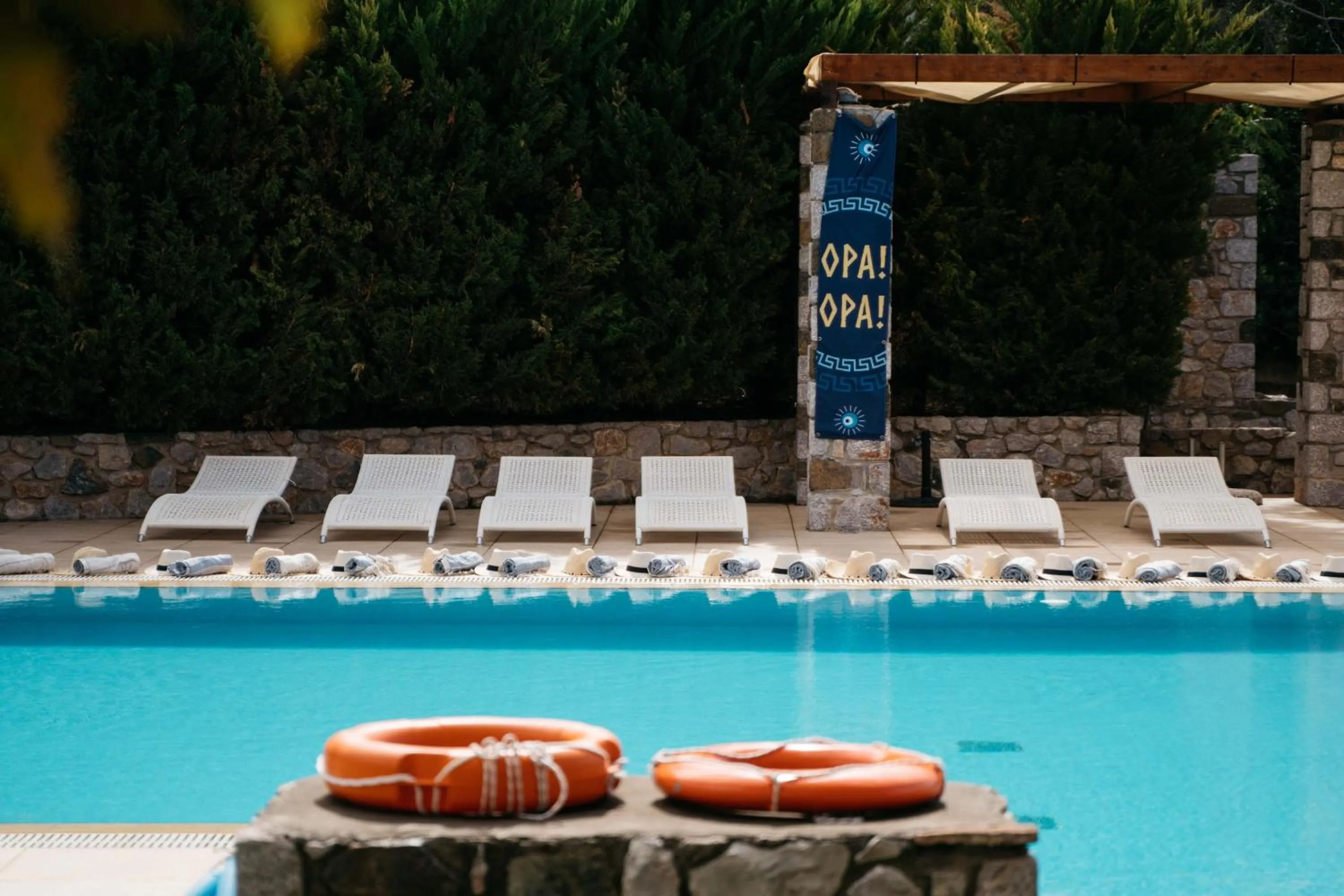 Swimming pool in Kaminos Evia