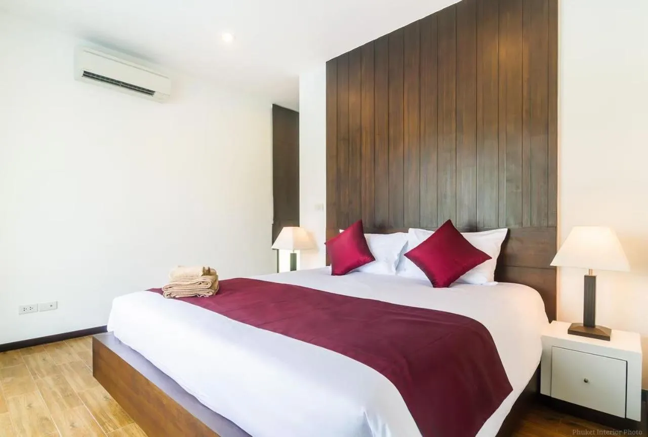 Bed in Shanti Villas x MonthStayZ Thailand
