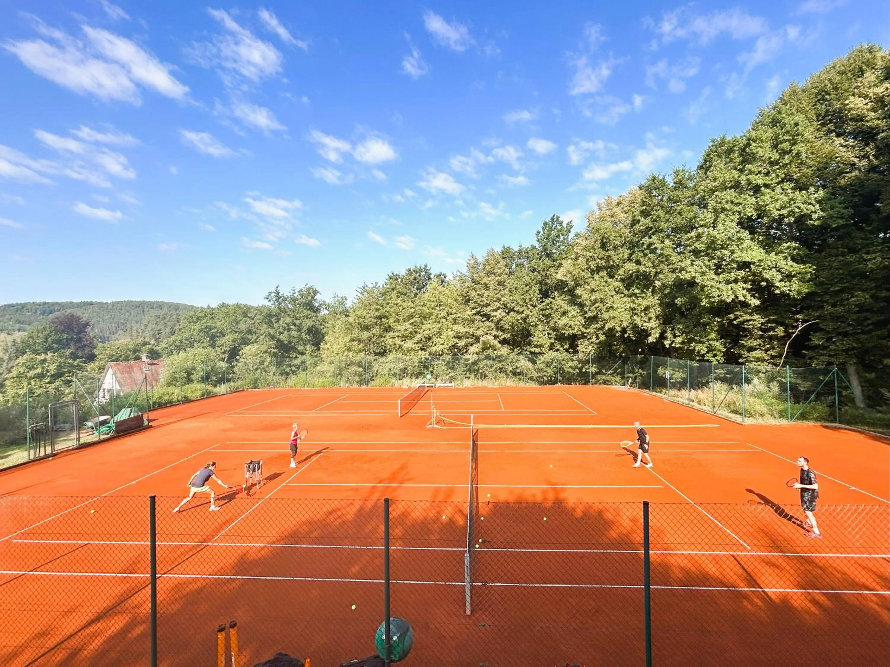 Tennis court in Hotel Wutzschleife