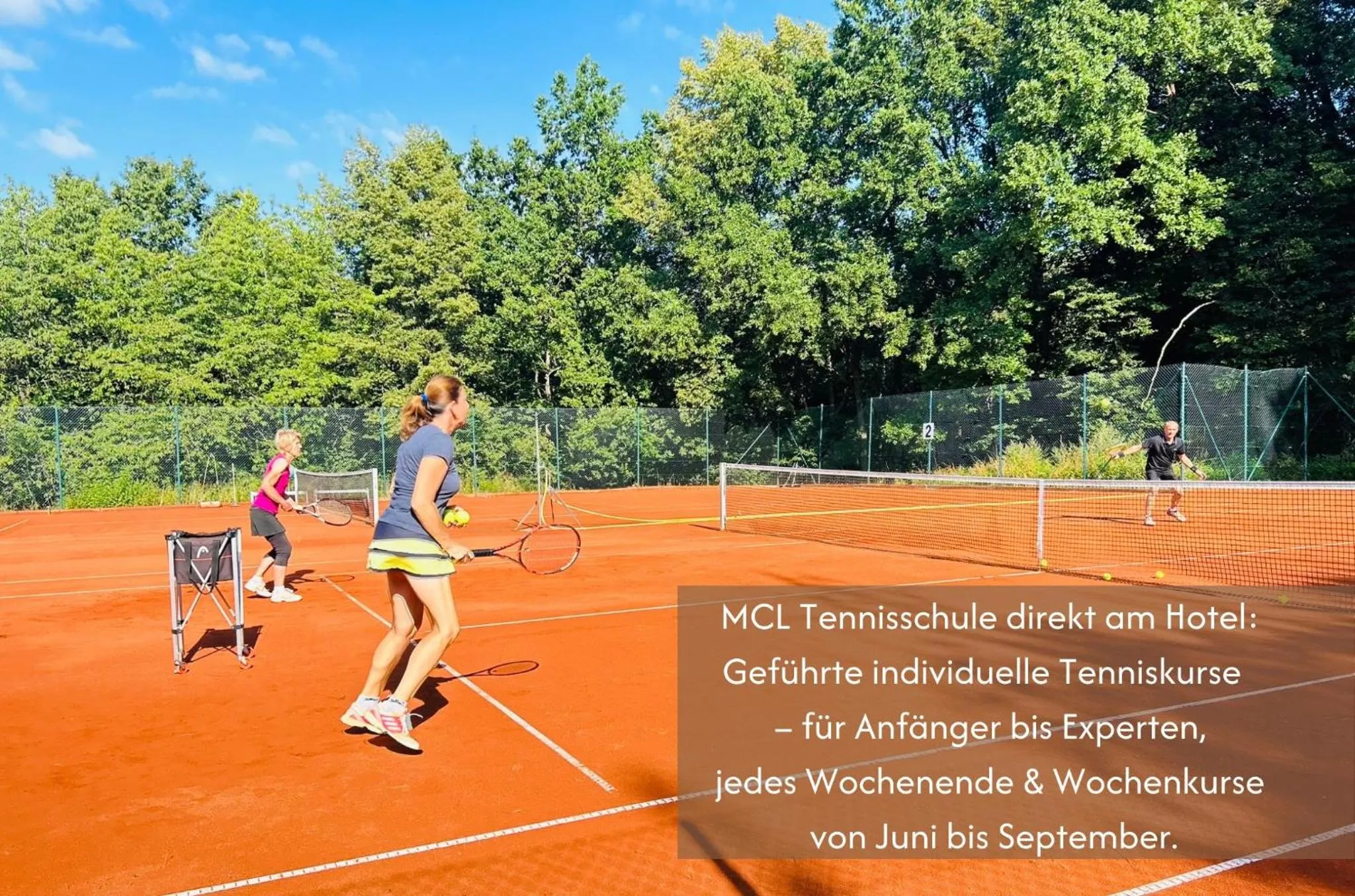Tennis court in Hotel Wutzschleife