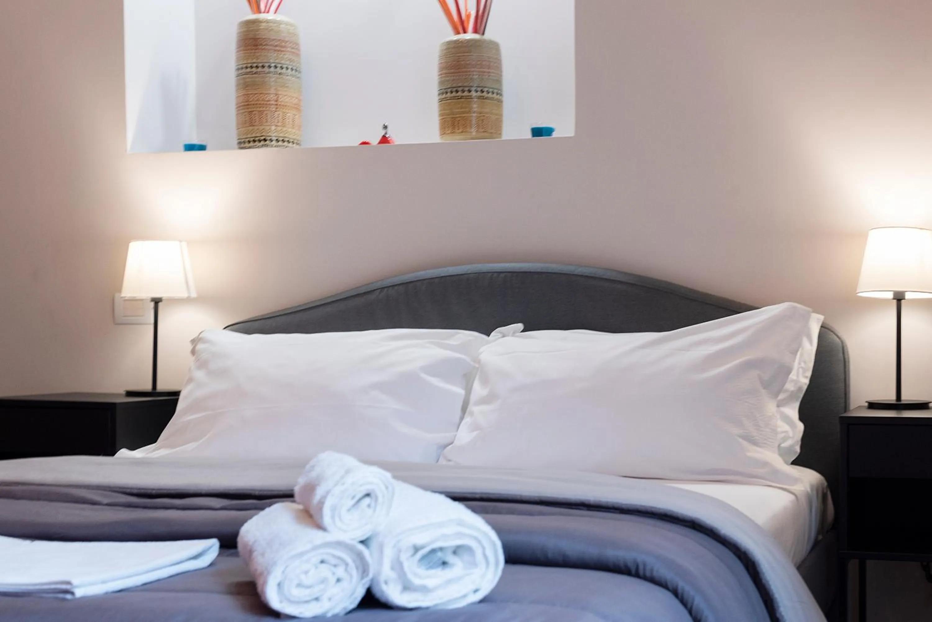 towels, Bed in B&B o' Panar al Duomo