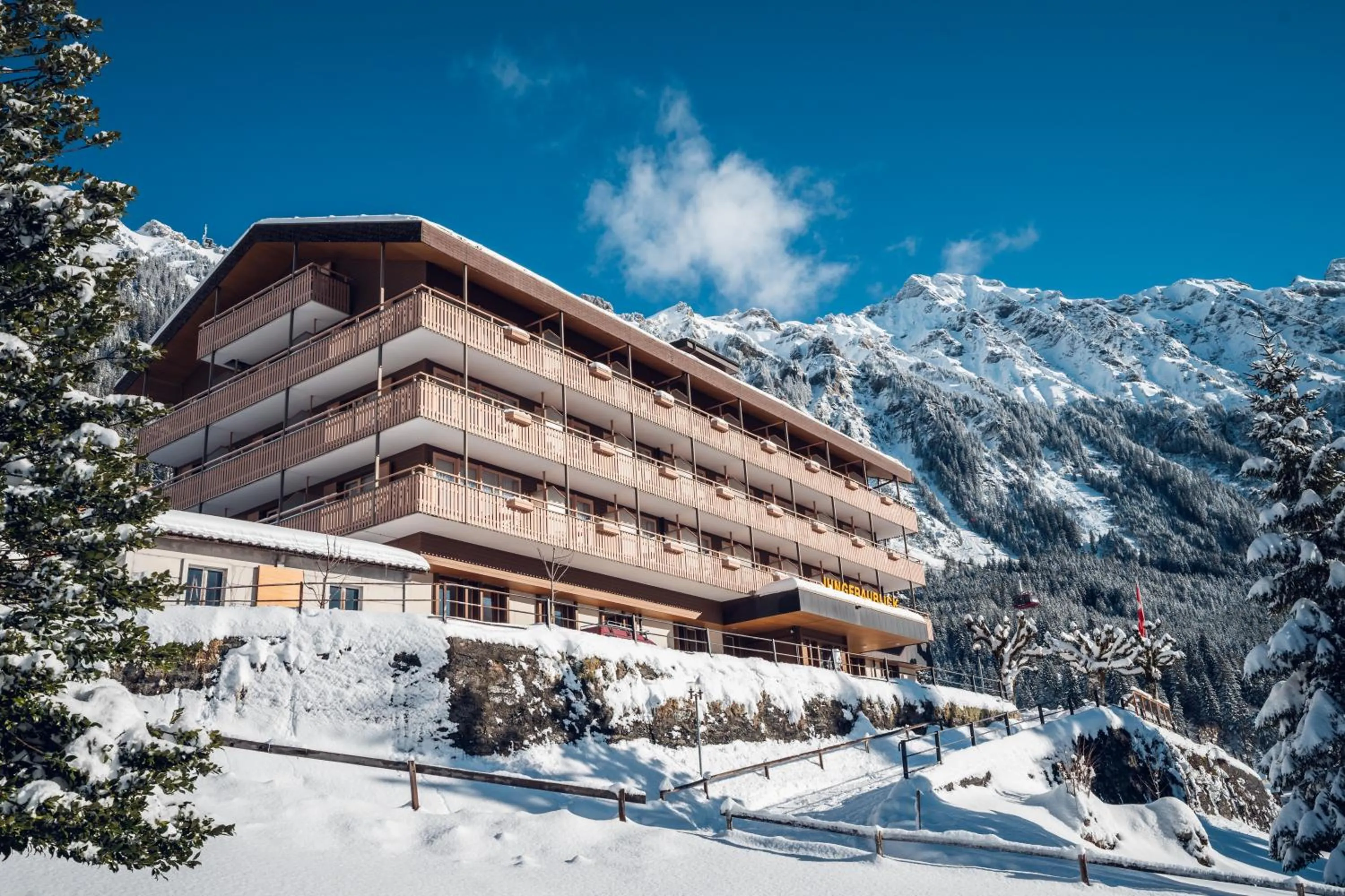 Property building in Hotel Jungfraublick