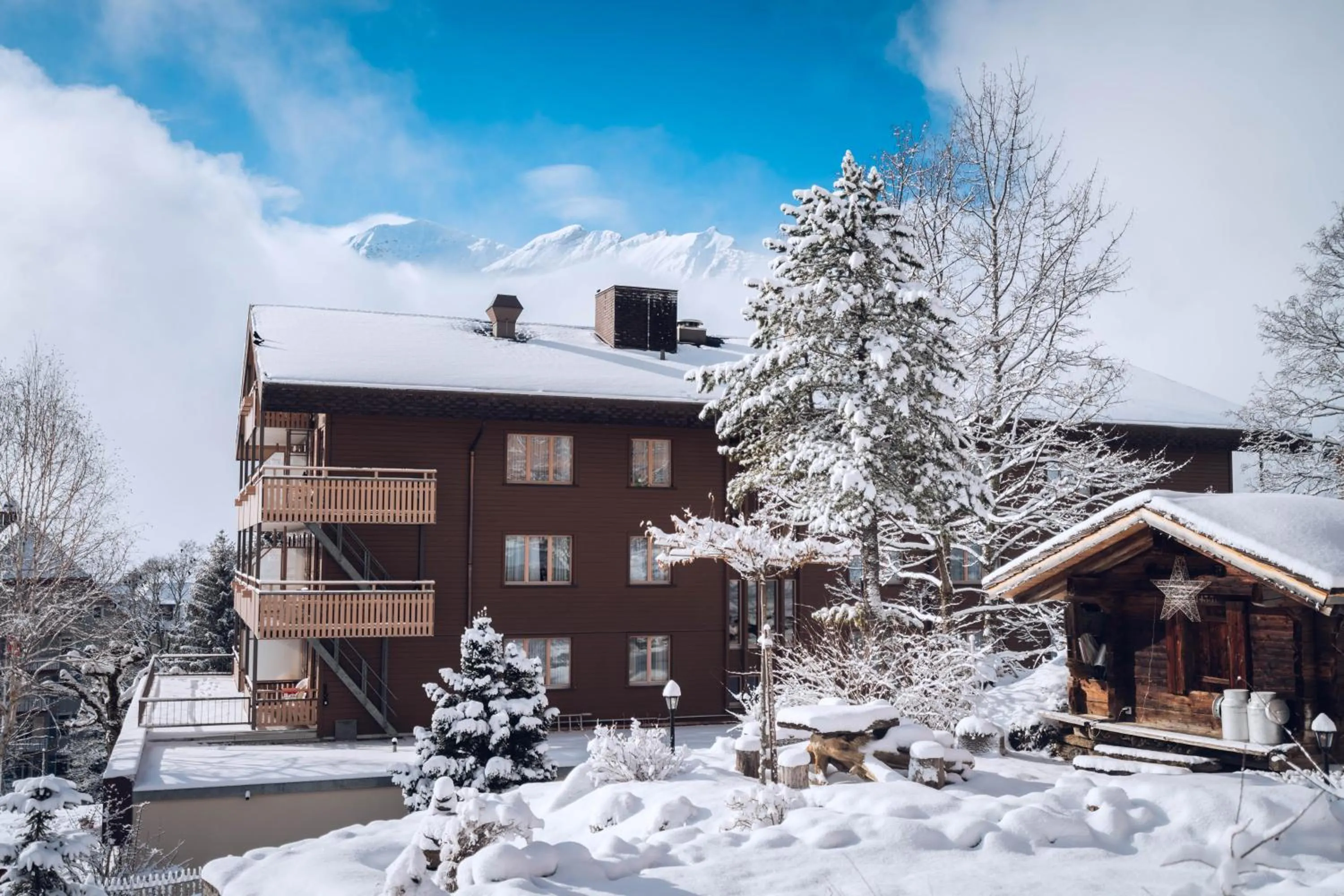 Property building in Hotel Jungfraublick
