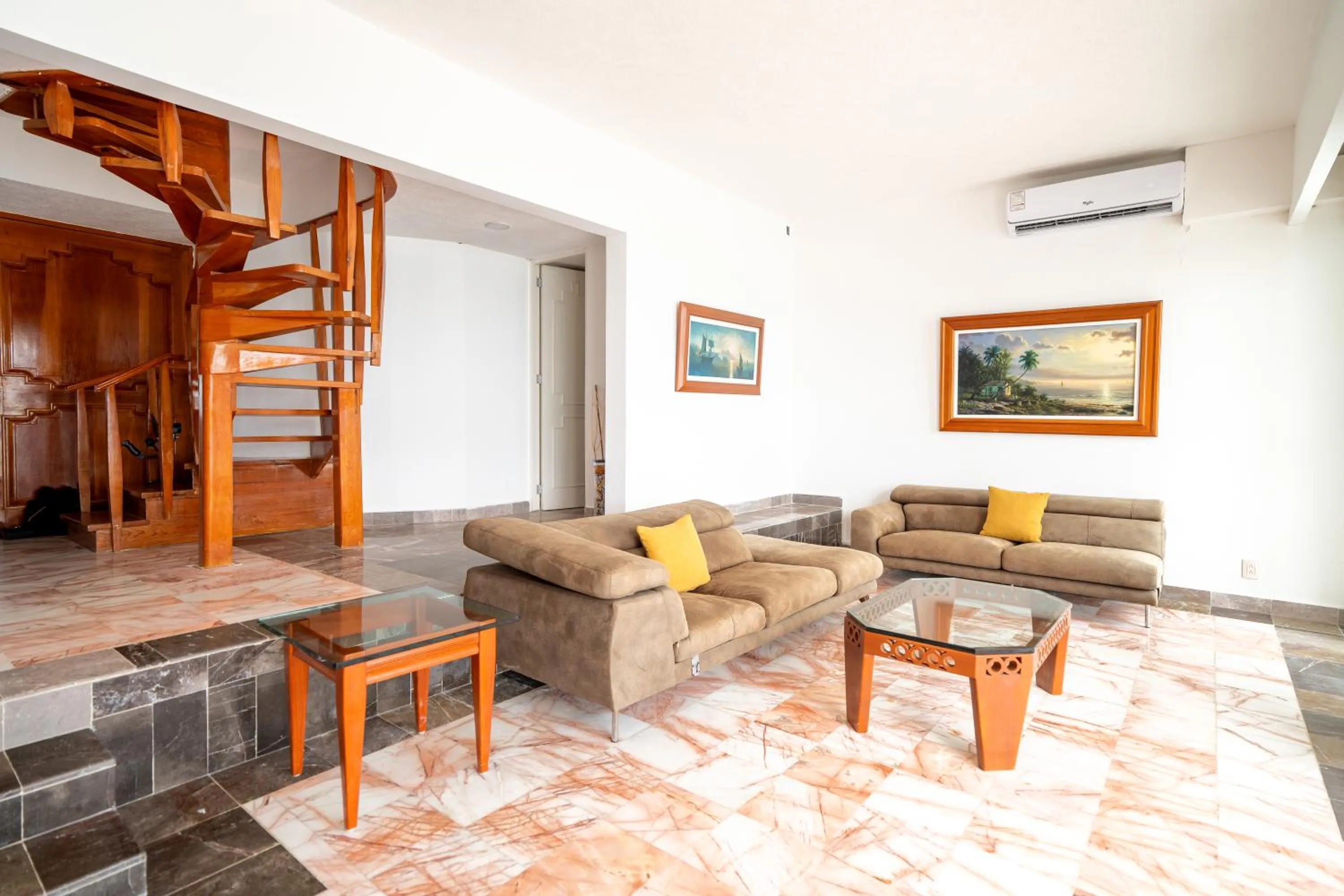 Living room in Hotel y Museo Casa Turquesa