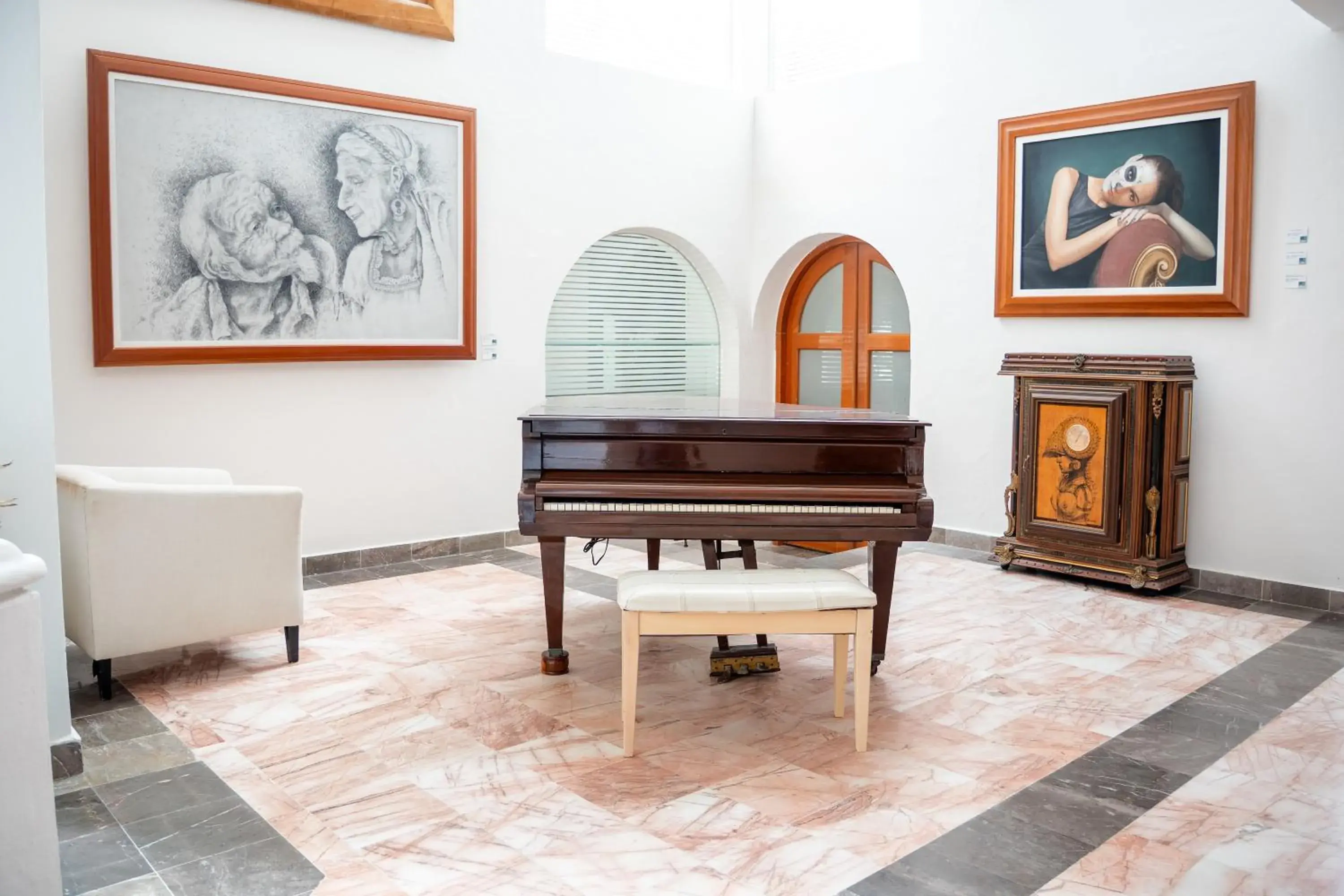 Lounge or bar in Hotel y Museo Casa Turquesa Lounge or bar in Hotel y Museo Casa Turquesa