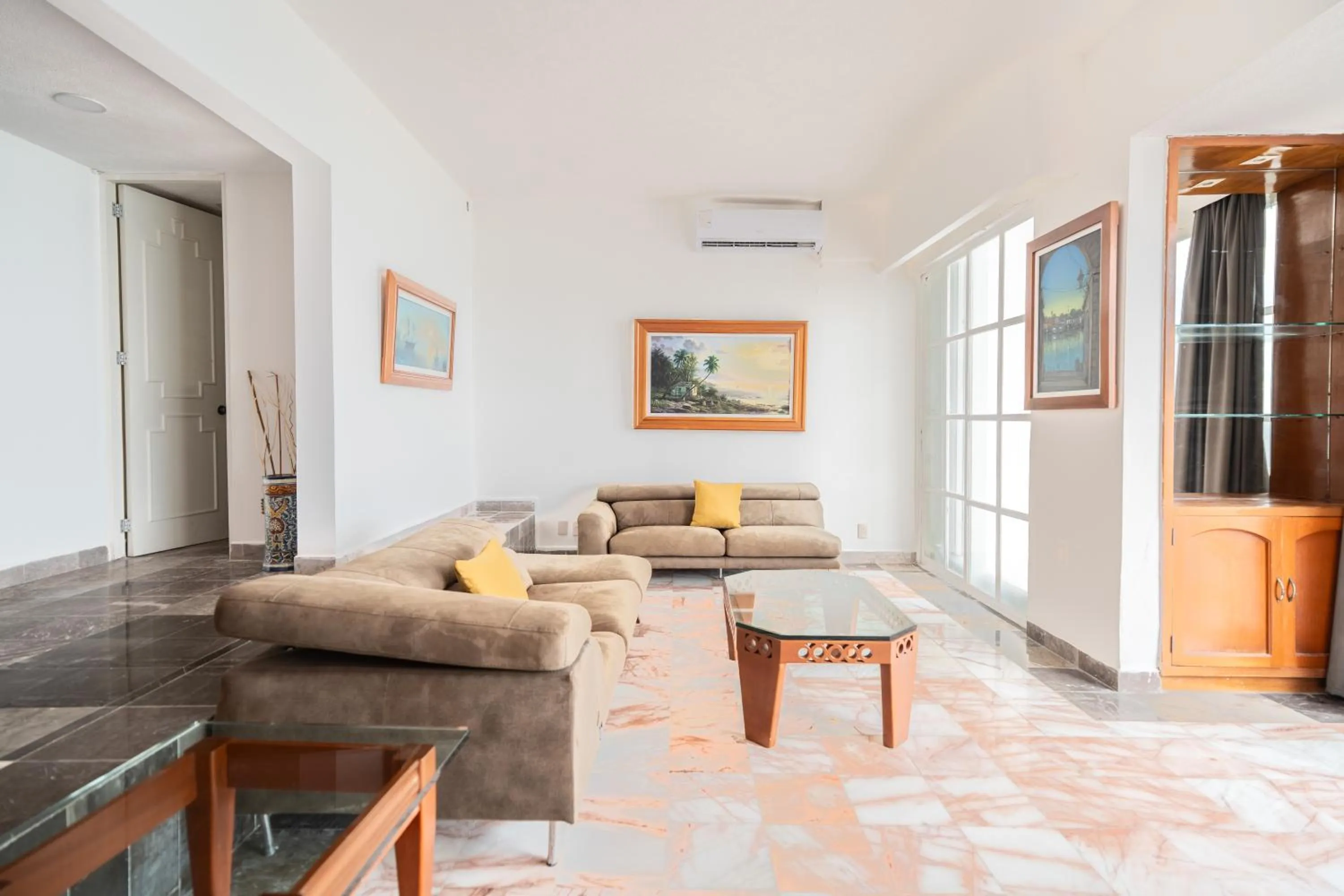 Living room in Hotel y Museo Casa Turquesa