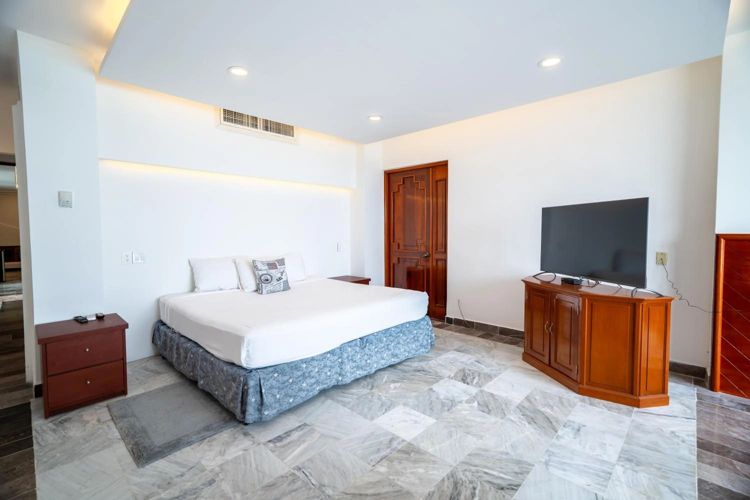 Bedroom, Bed in Hotel y Museo Casa Turquesa