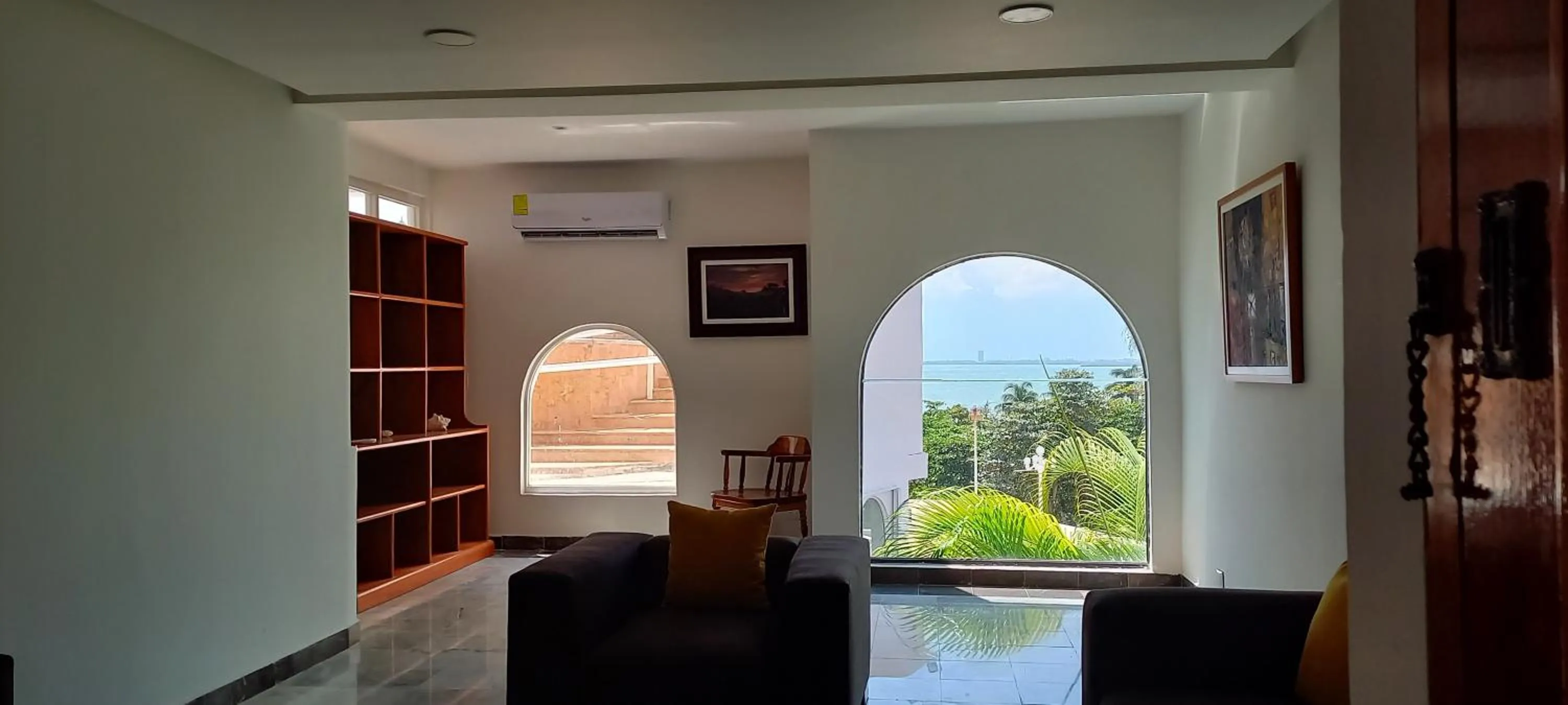 Living room in Hotel & Museo Casa Turquesa