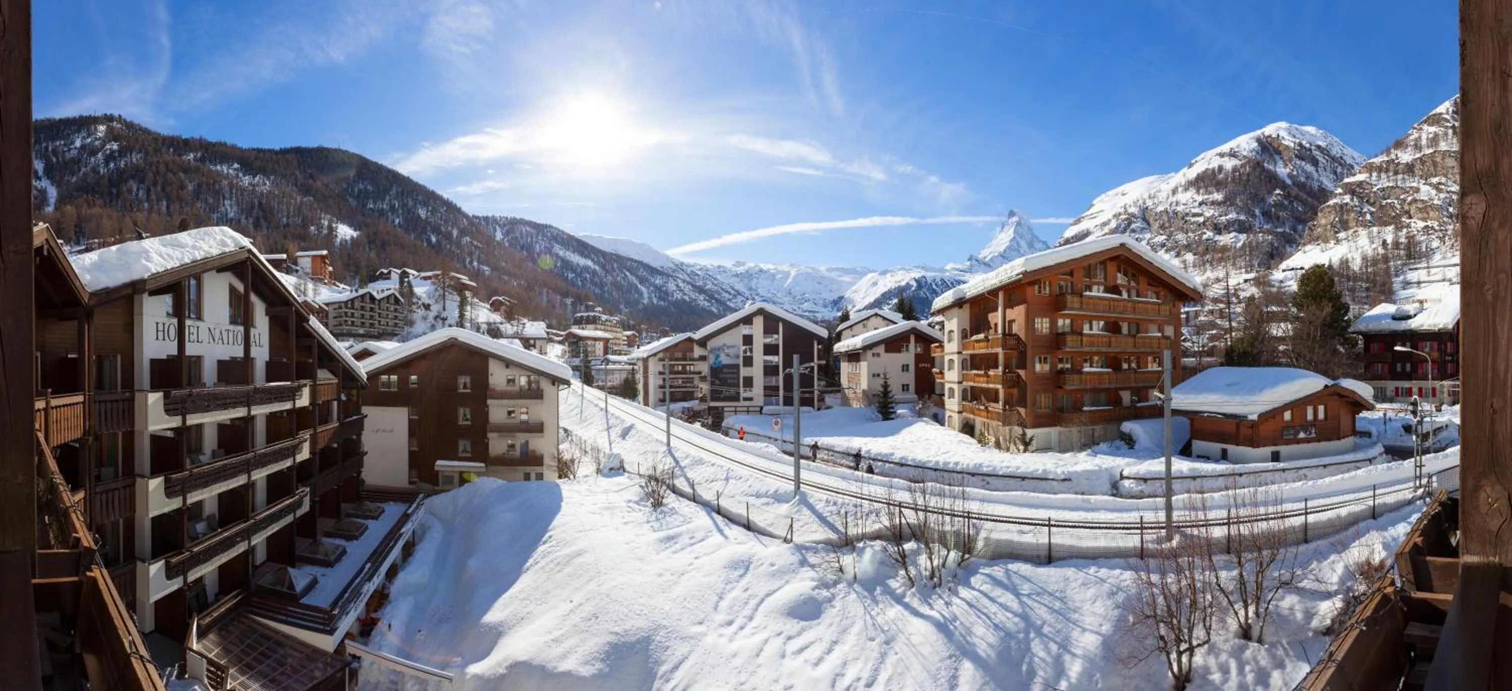 Facade/entrance in National Zermatt - Matterhorn Views, Sunnegga Gateway & SPA