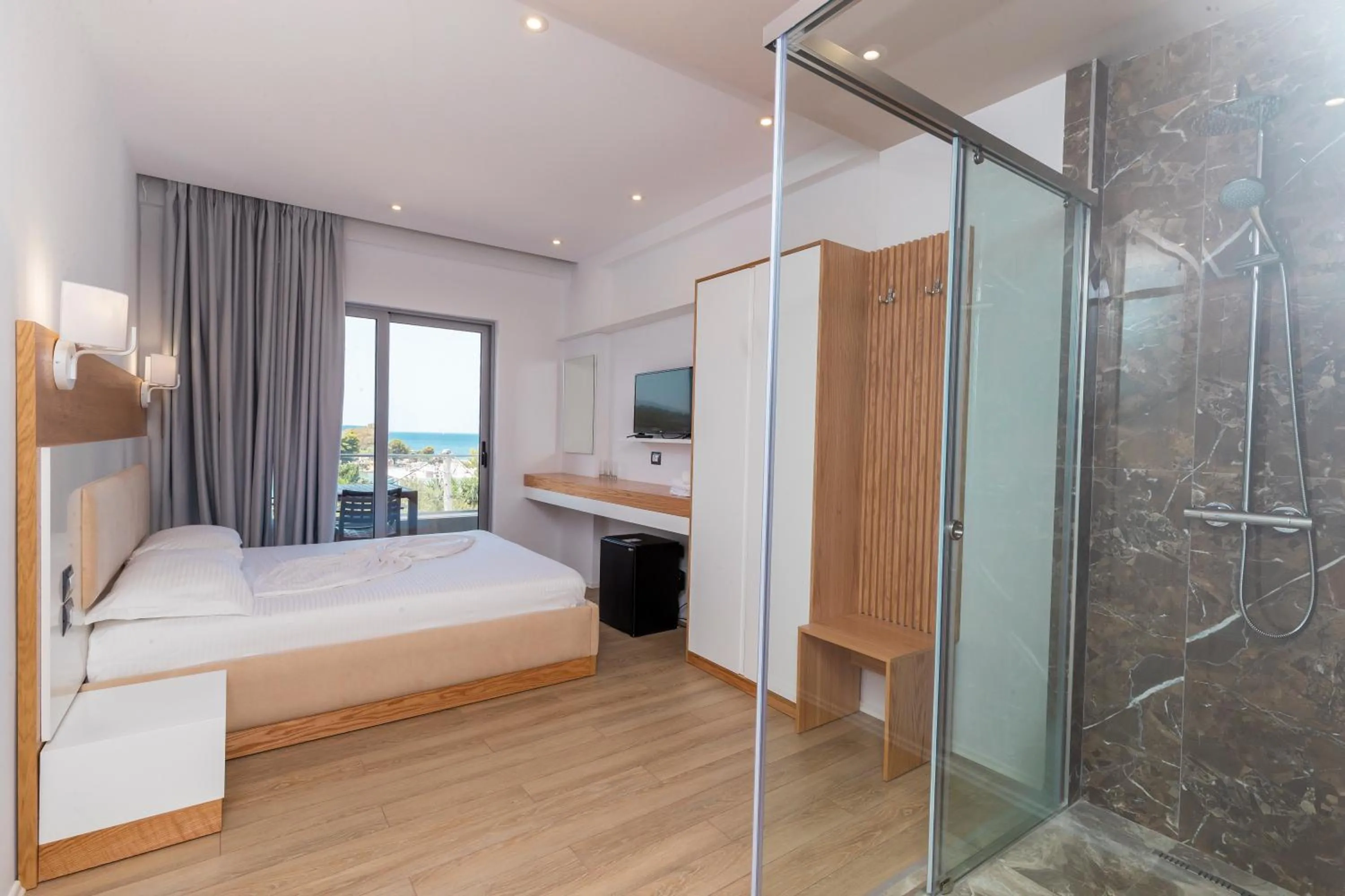 Bed in Ventus Hotel