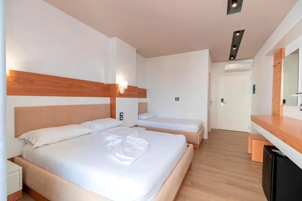 Bed in Ventus Hotel