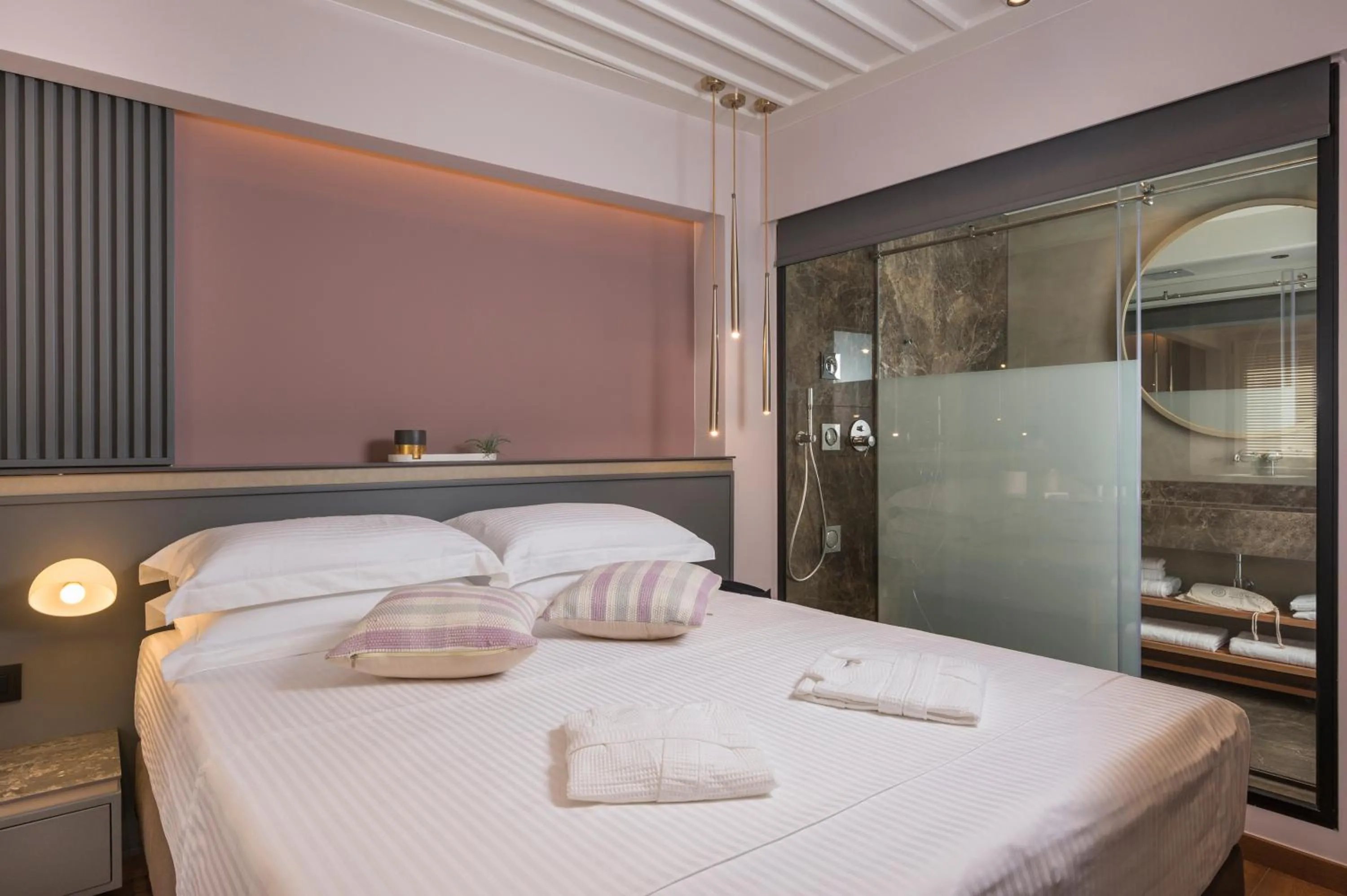 Bed in Veneri Boutique Suites