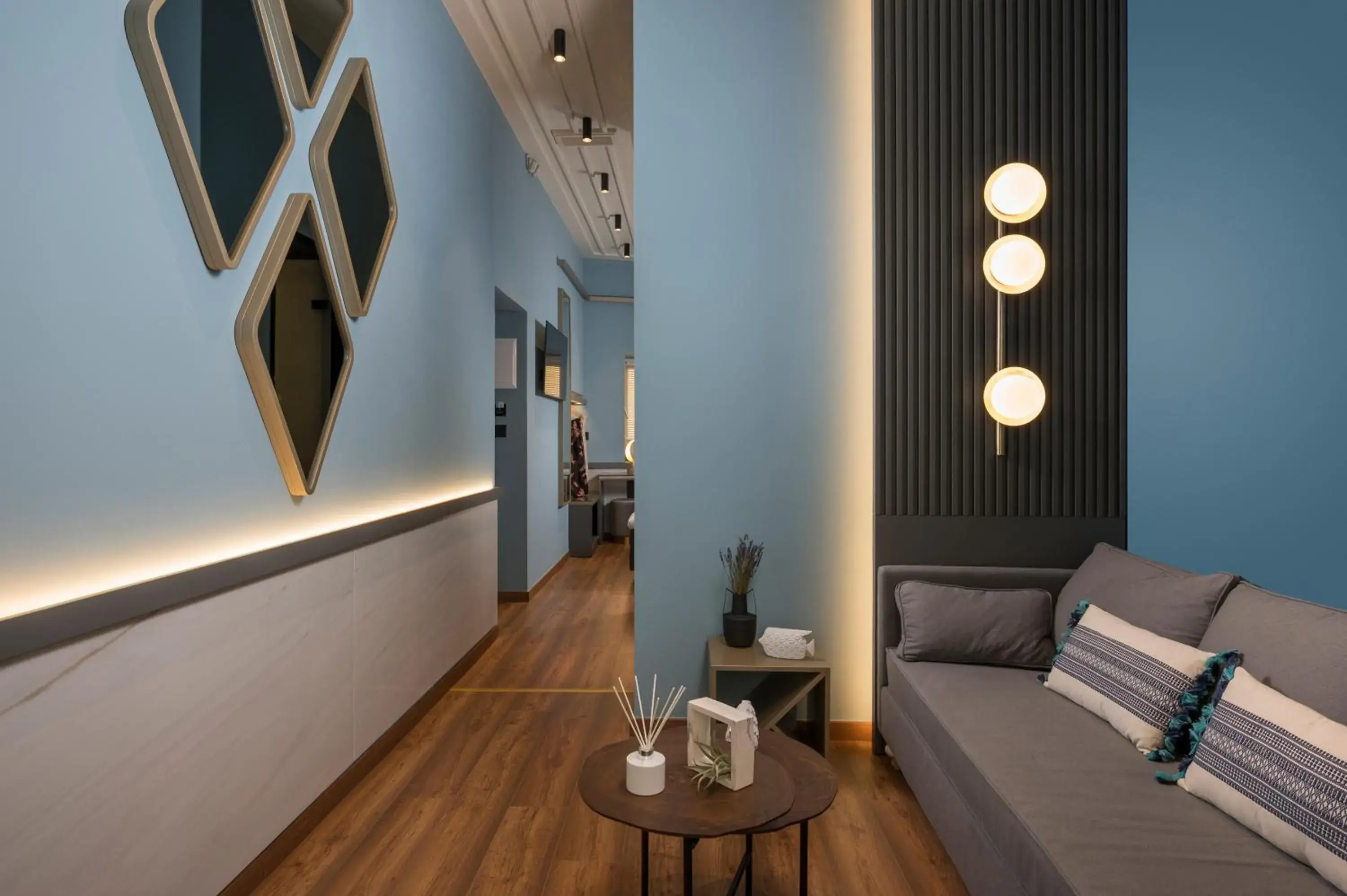 Living room, Bed in Veneri Boutique Suites Living room, Bed in Veneri Boutique Suites