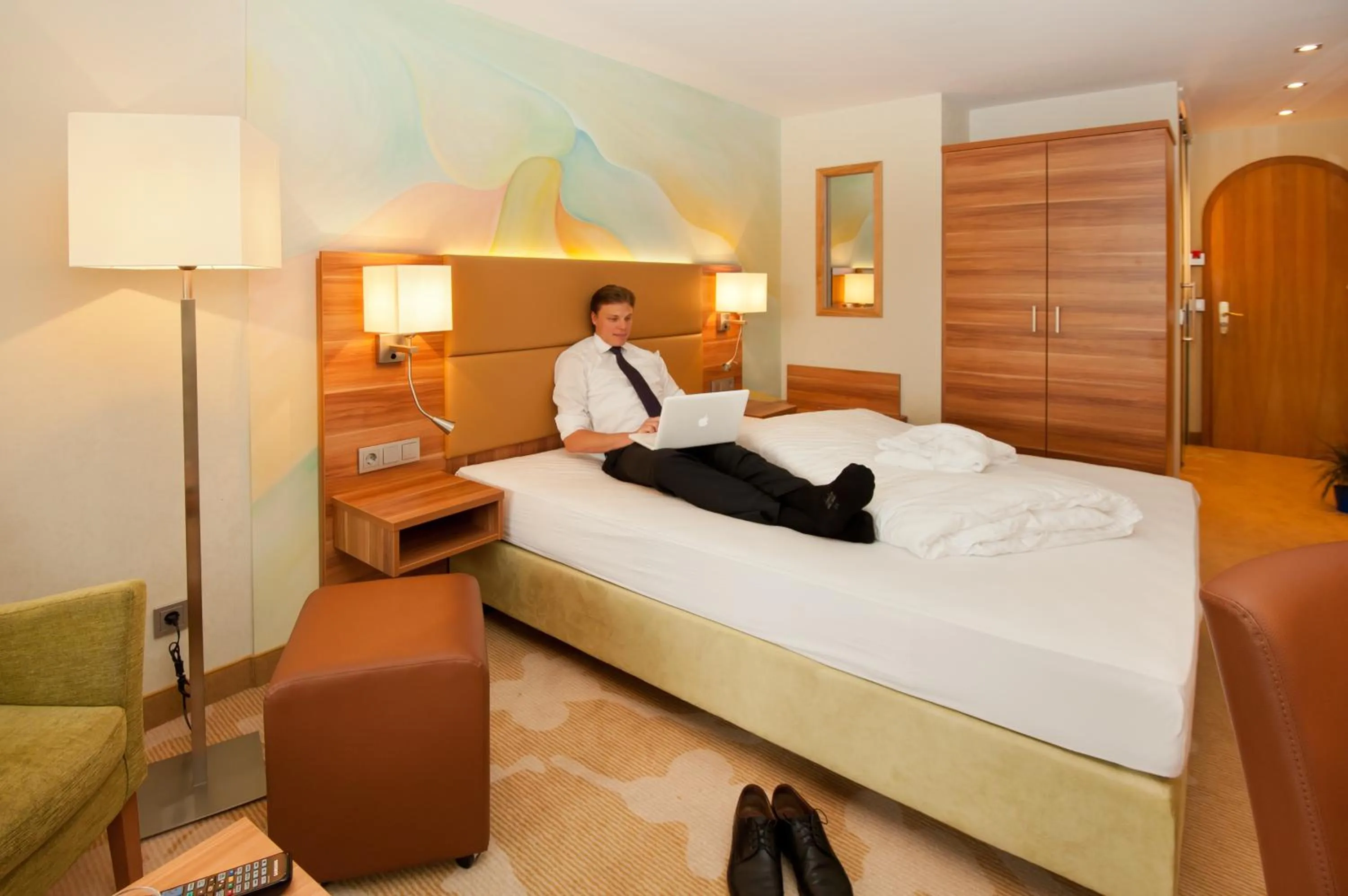 Photo of the whole room, Bed in Albtalblick Ihr Wellness- & Wanderhotel