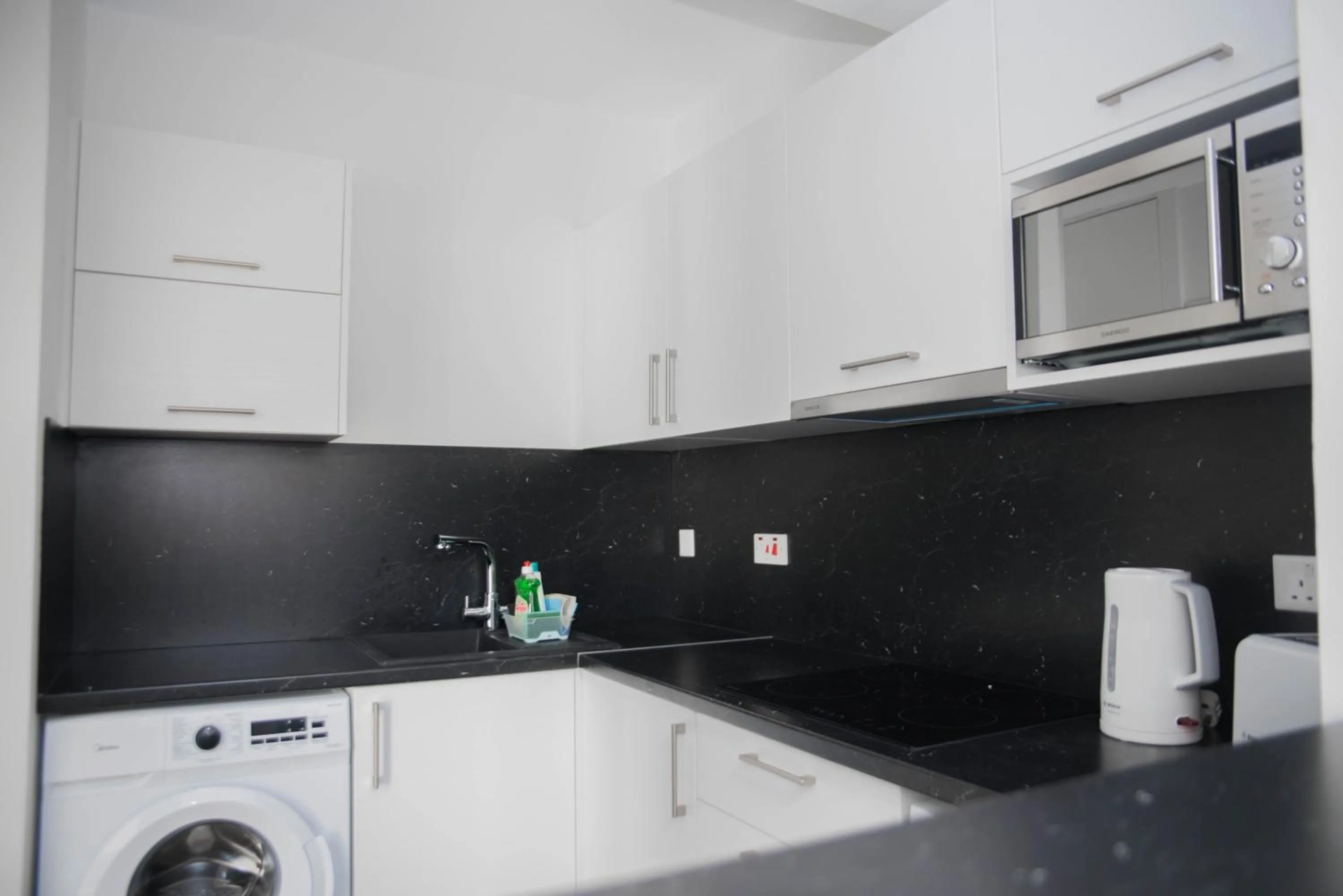Kitchen or kitchenette in One bedroom apartment in Paphos in good location