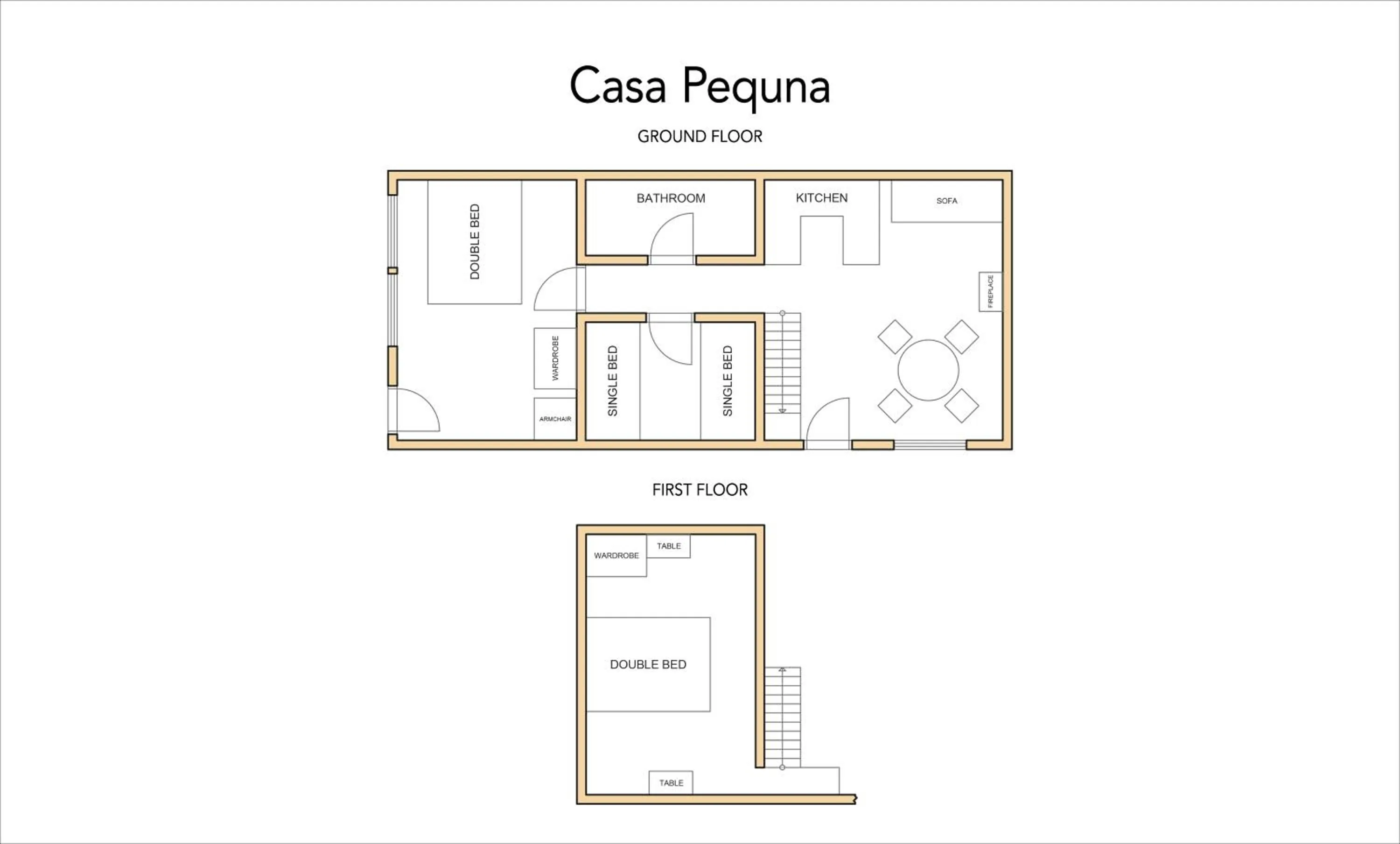 Floor plan in Casa Grande Portugal