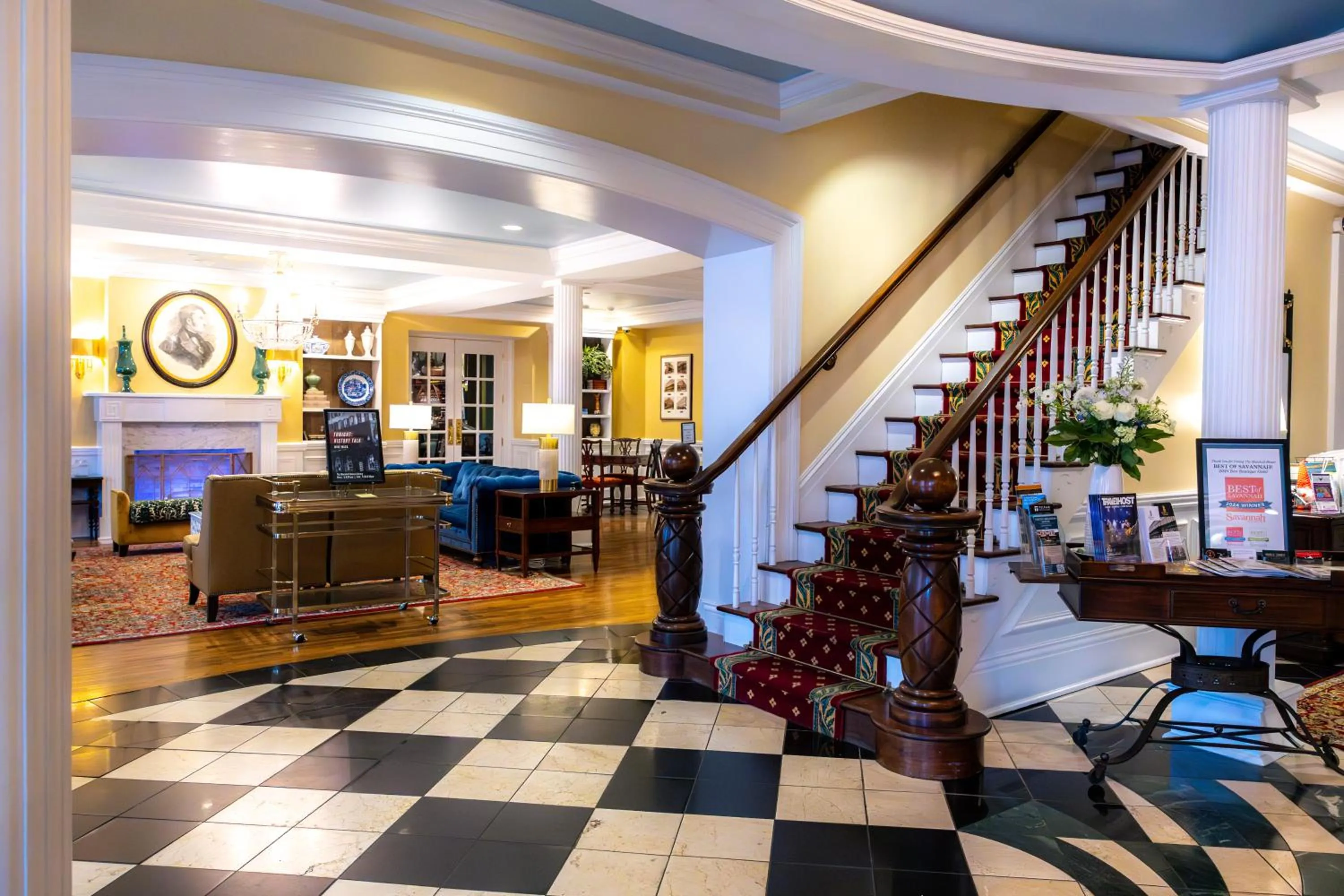 Lobby or reception in The Marshall House, Historic Inns of Savannah Collection