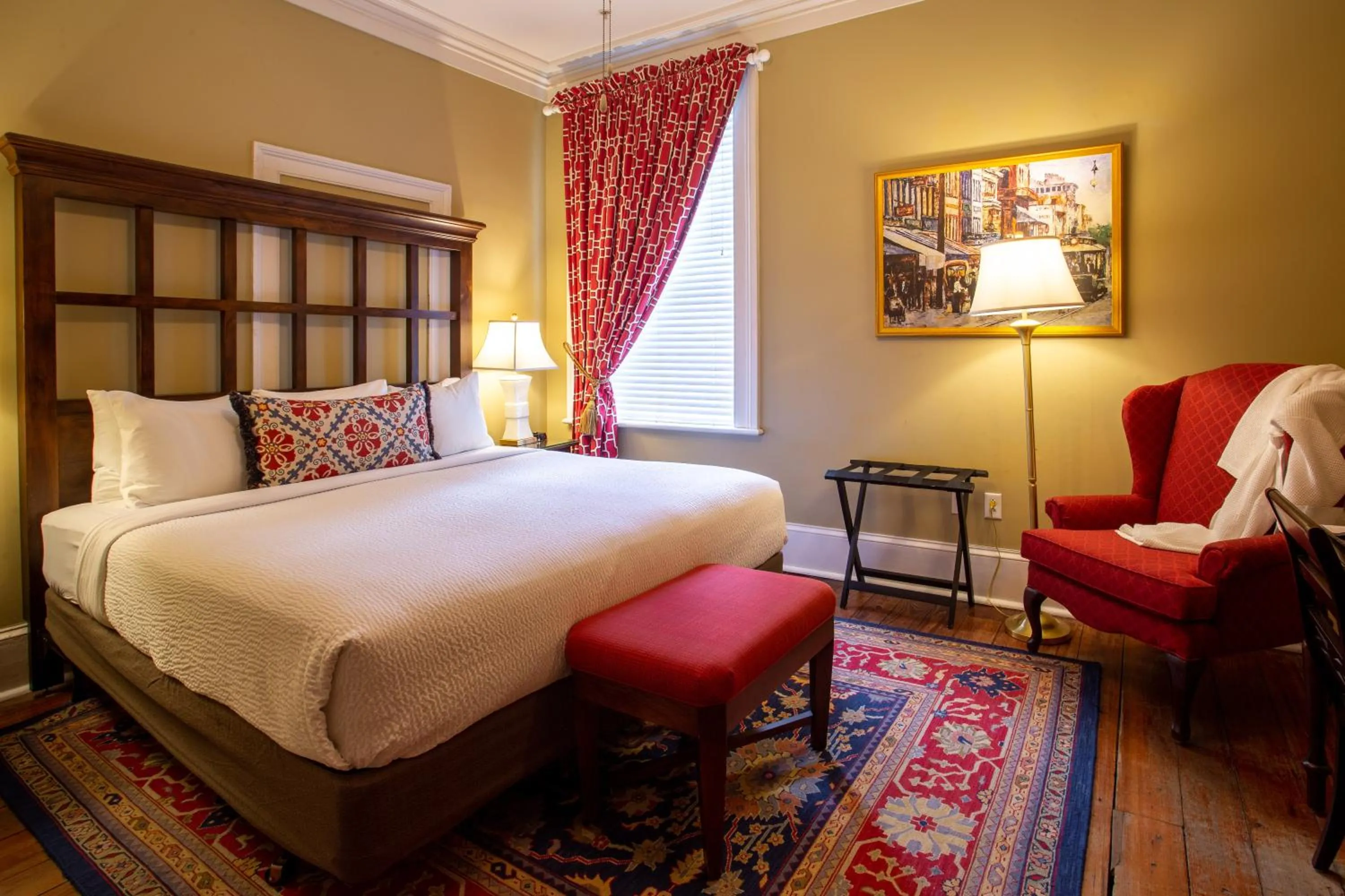 Bedroom, Bed in The Marshall House, Historic Inns of Savannah Collection