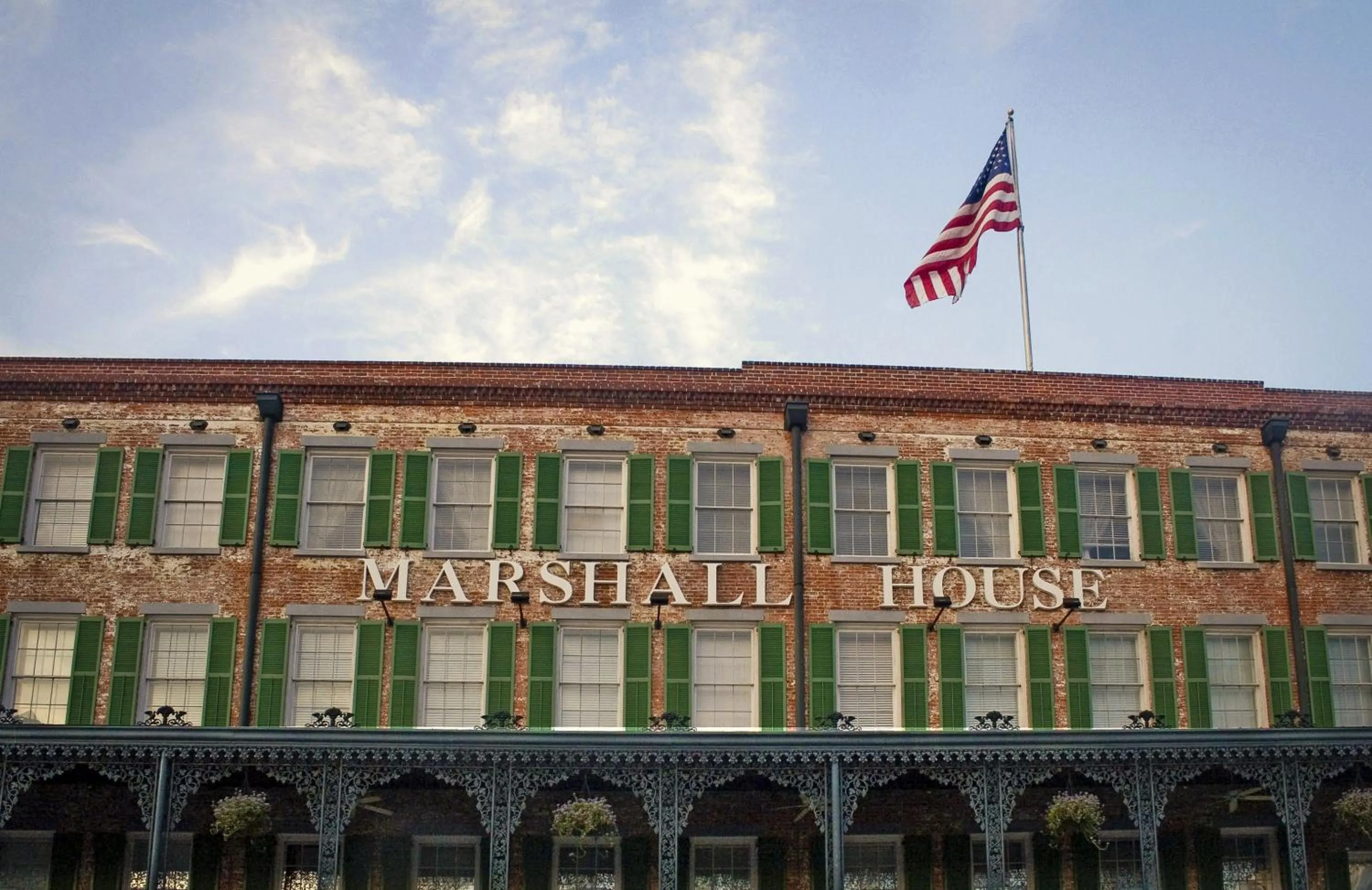 Facade/entrance in The Marshall House, Historic Inns of Savannah Collection