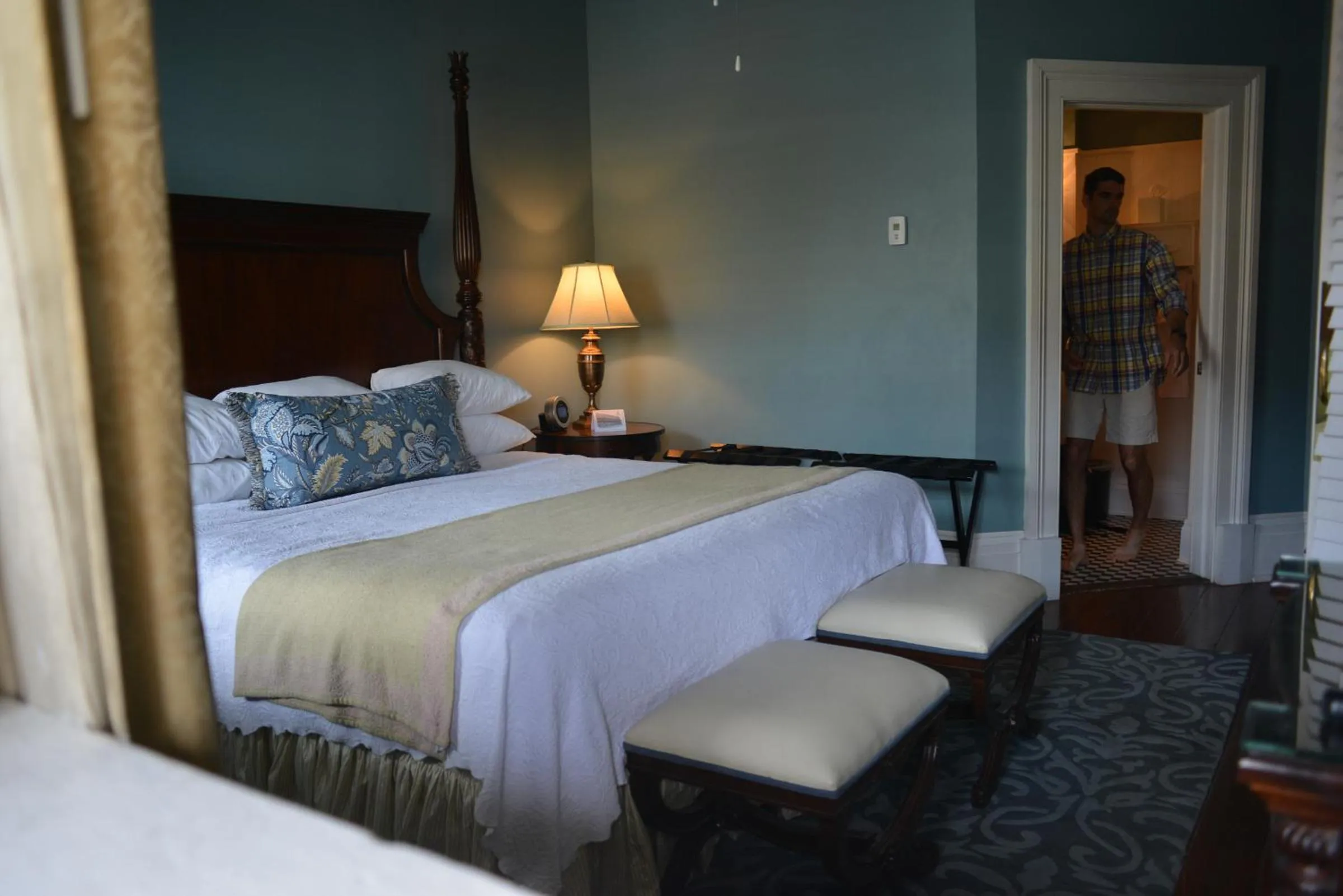 Bed in The Marshall House, Historic Inns of Savannah Collection