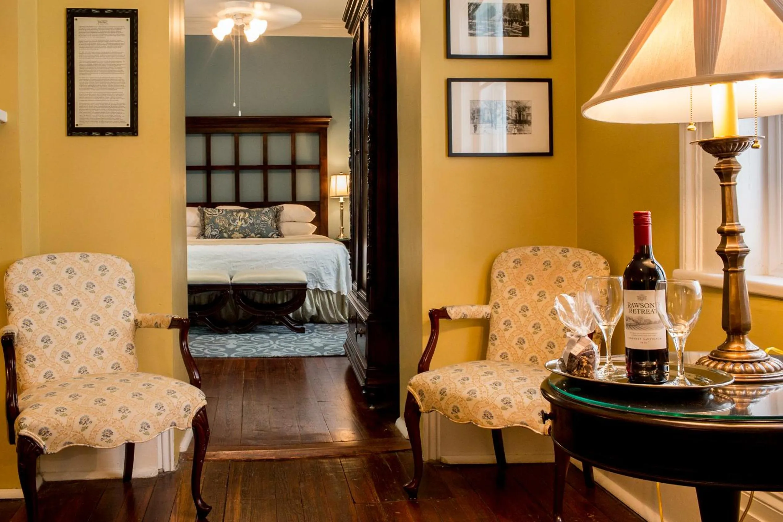 Bed in The Marshall House, Historic Inns of Savannah Collection