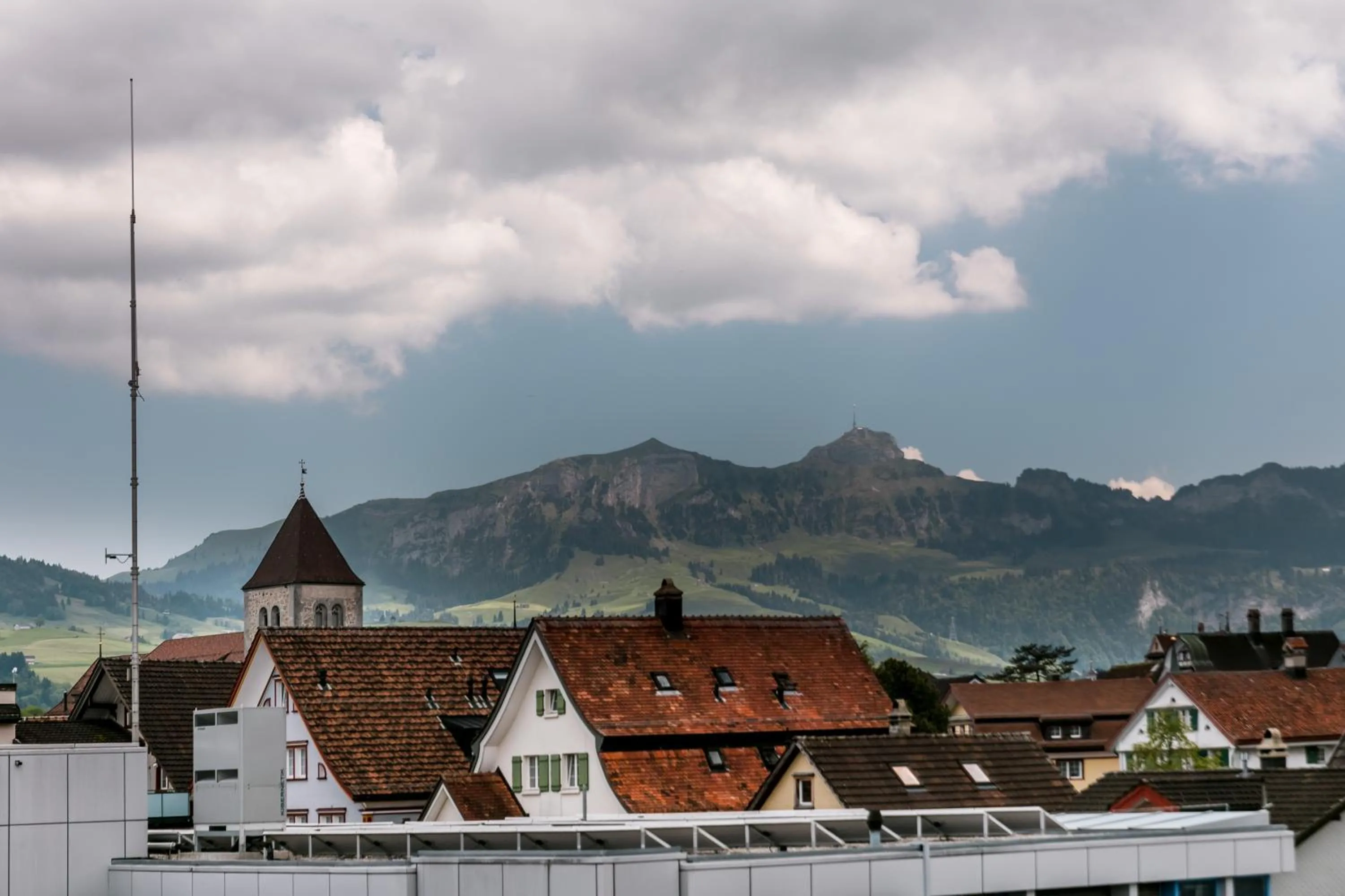 City view in Blattenheimat - im traditionellen Appenzeller Haus