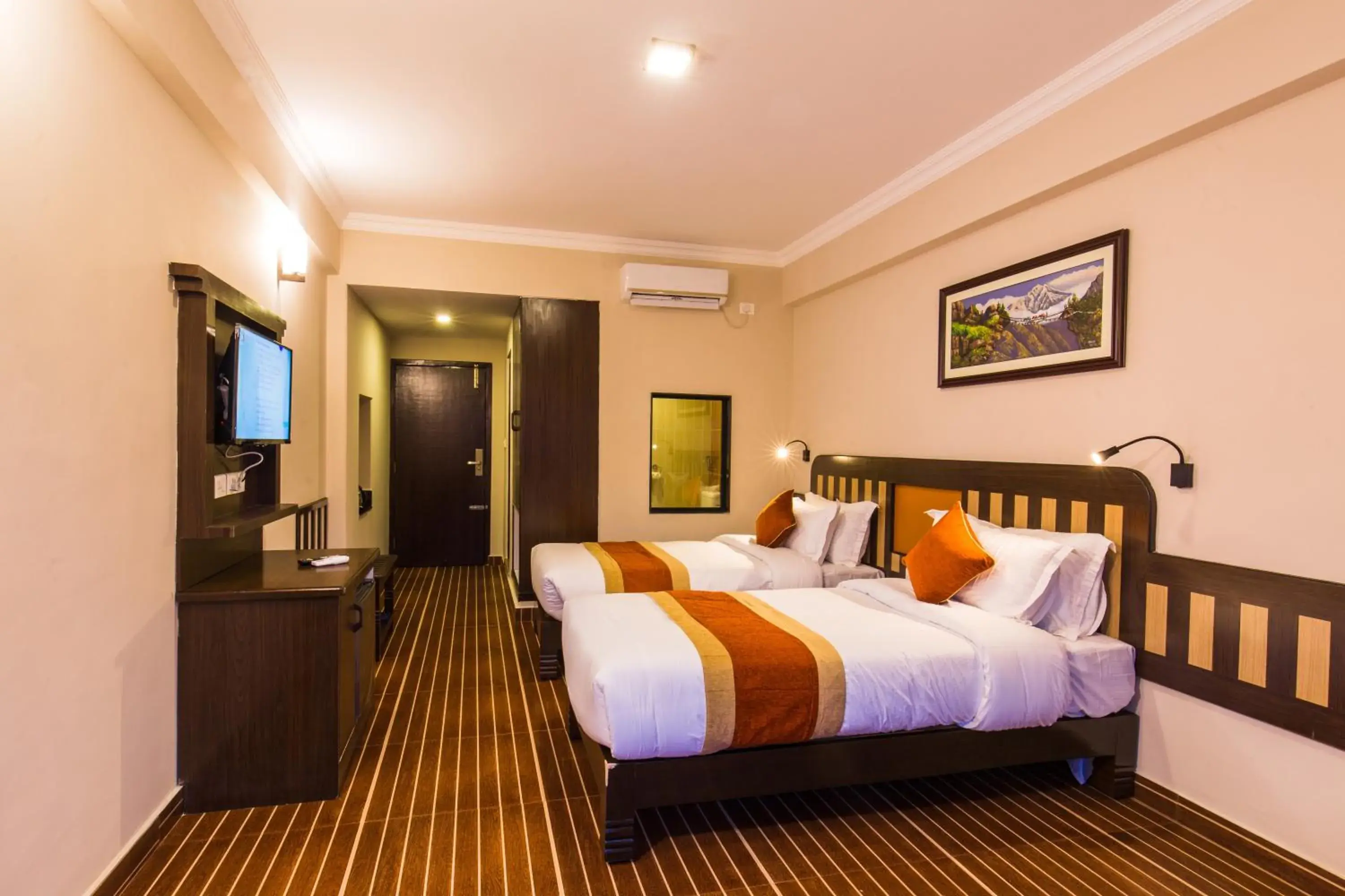 Twin Room with Balcony in Hotel Kausi Twin Room with Balcony in Hotel Kausi