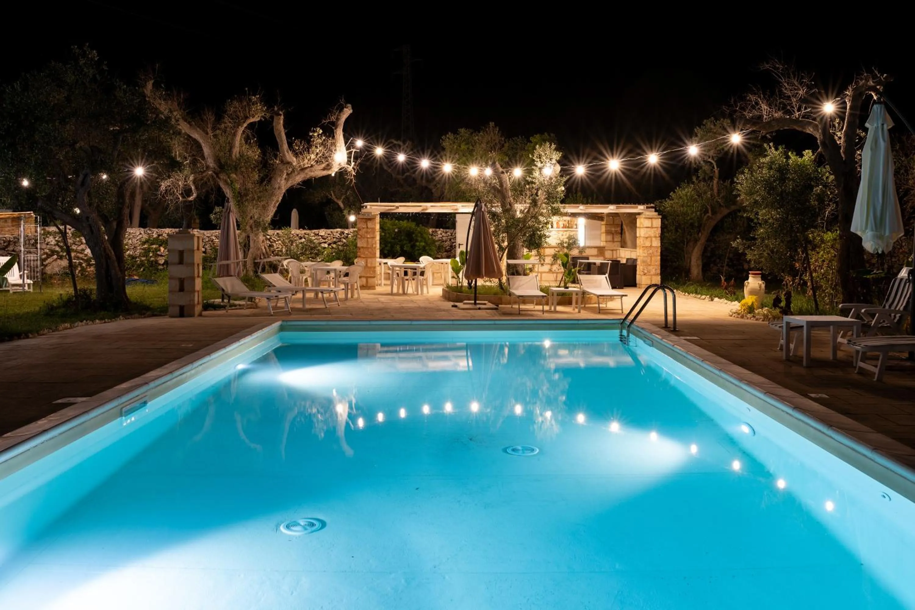 Pool view in Tenuta San Lorenzo