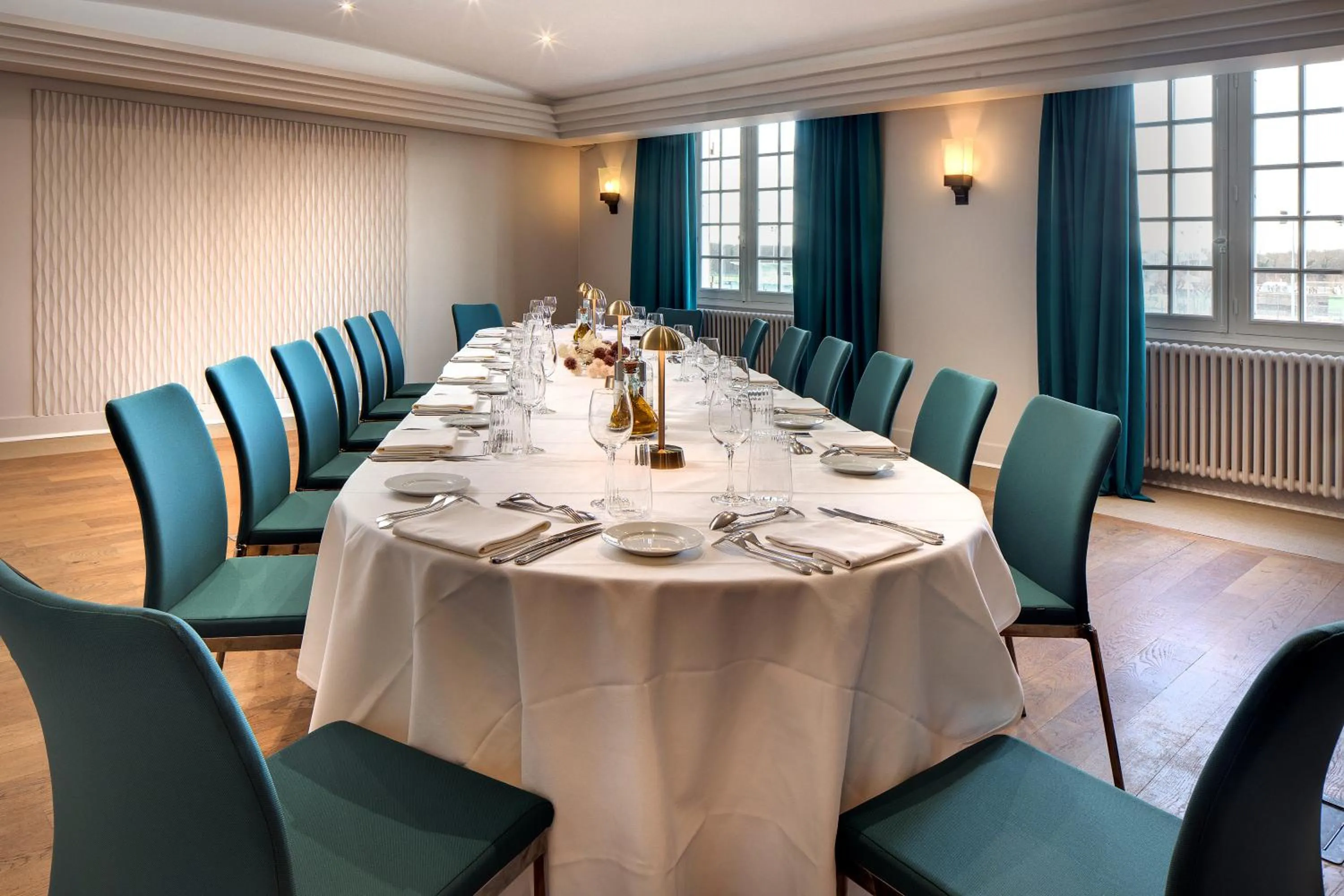 Banquet/Function facilities in CAZAUDEHORE Hôtel Restaurant Gastronomique Terrasse et Jardins