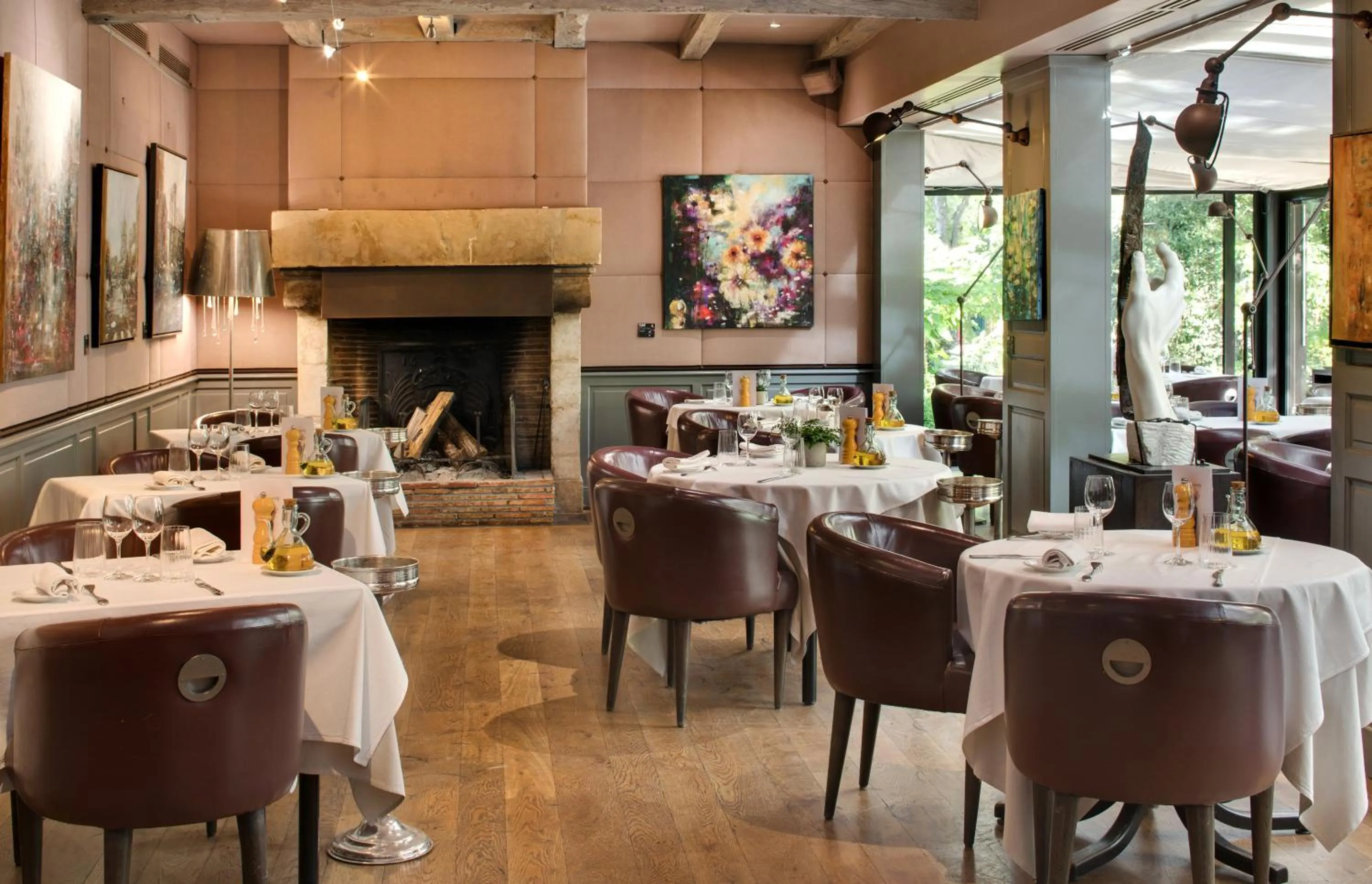 Restaurant/places to eat in CAZAUDEHORE Hôtel Restaurant Gastronomique Terrasse et Jardins