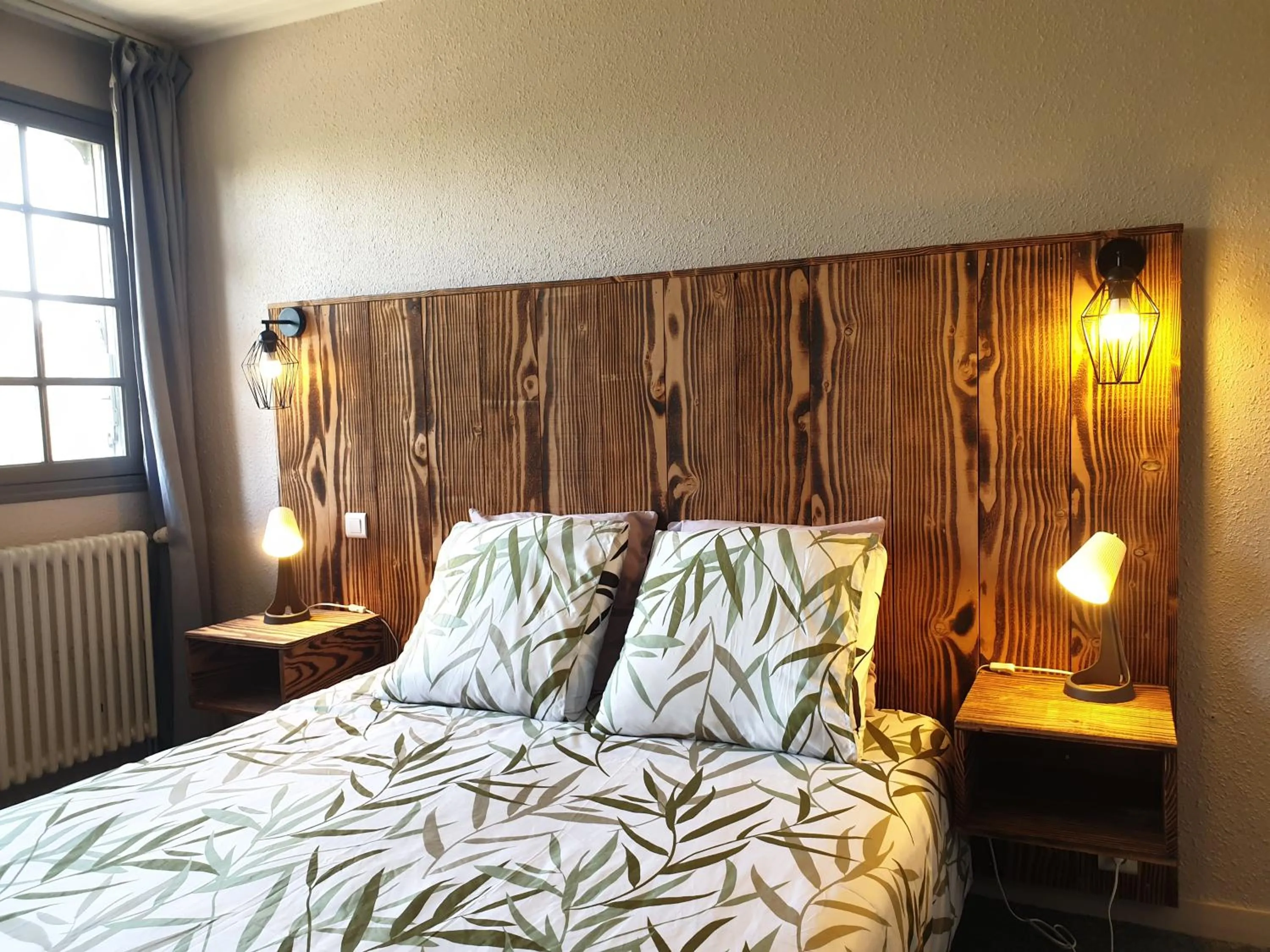 Bed in Auberge du Bois de l'étang - Motel les Tilleuls