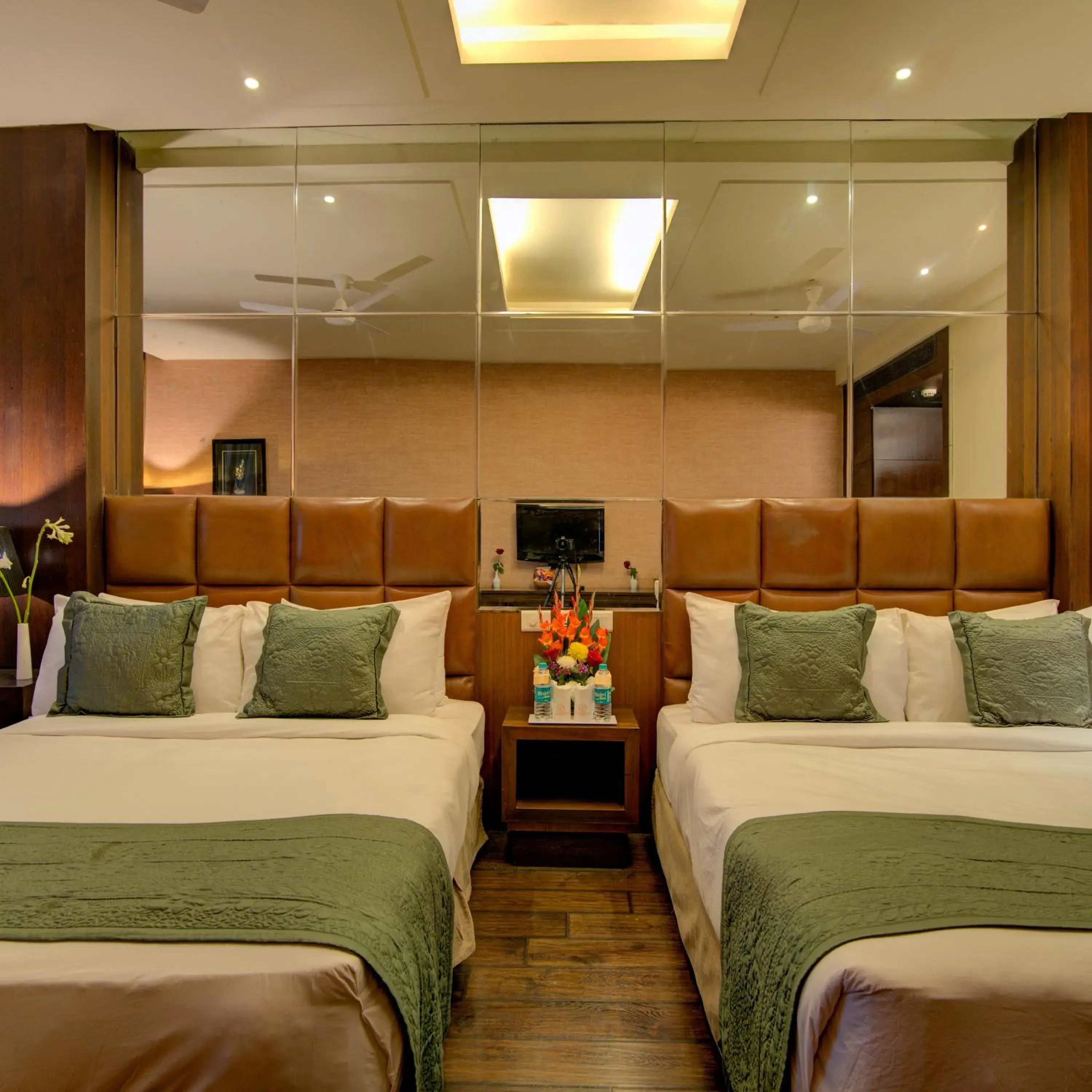 Deluxe Queen Room with Two Queen Beds in Godwin Haridwar Deluxe Queen Room with Two Queen Beds in Godwin Haridwar