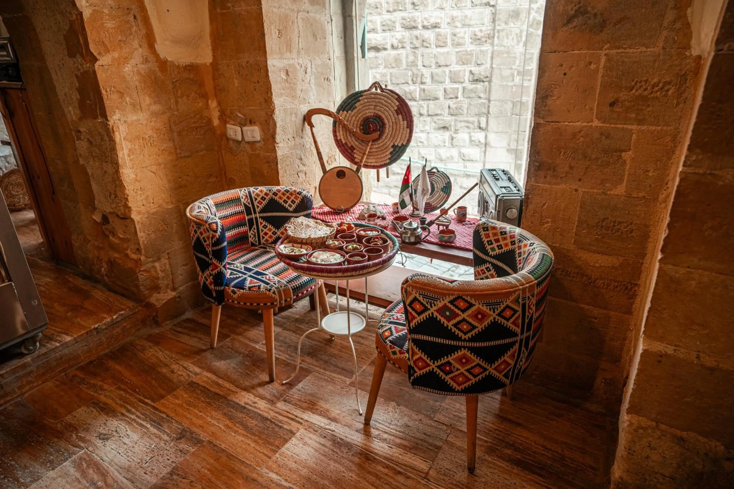 Dining area in Jordan Heritage Madhafa