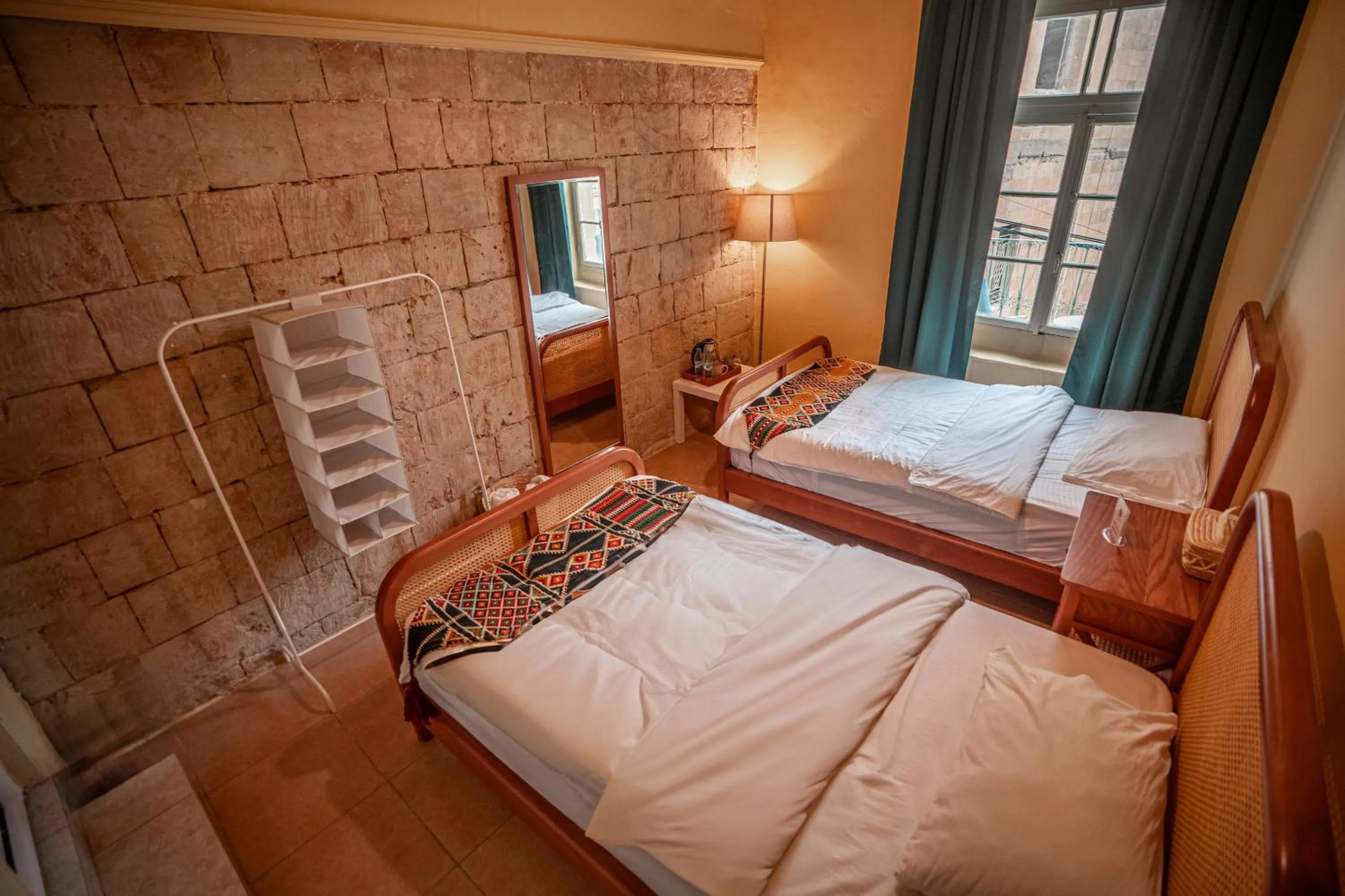 Bedroom, Bed in Jordan Heritage Madhafa