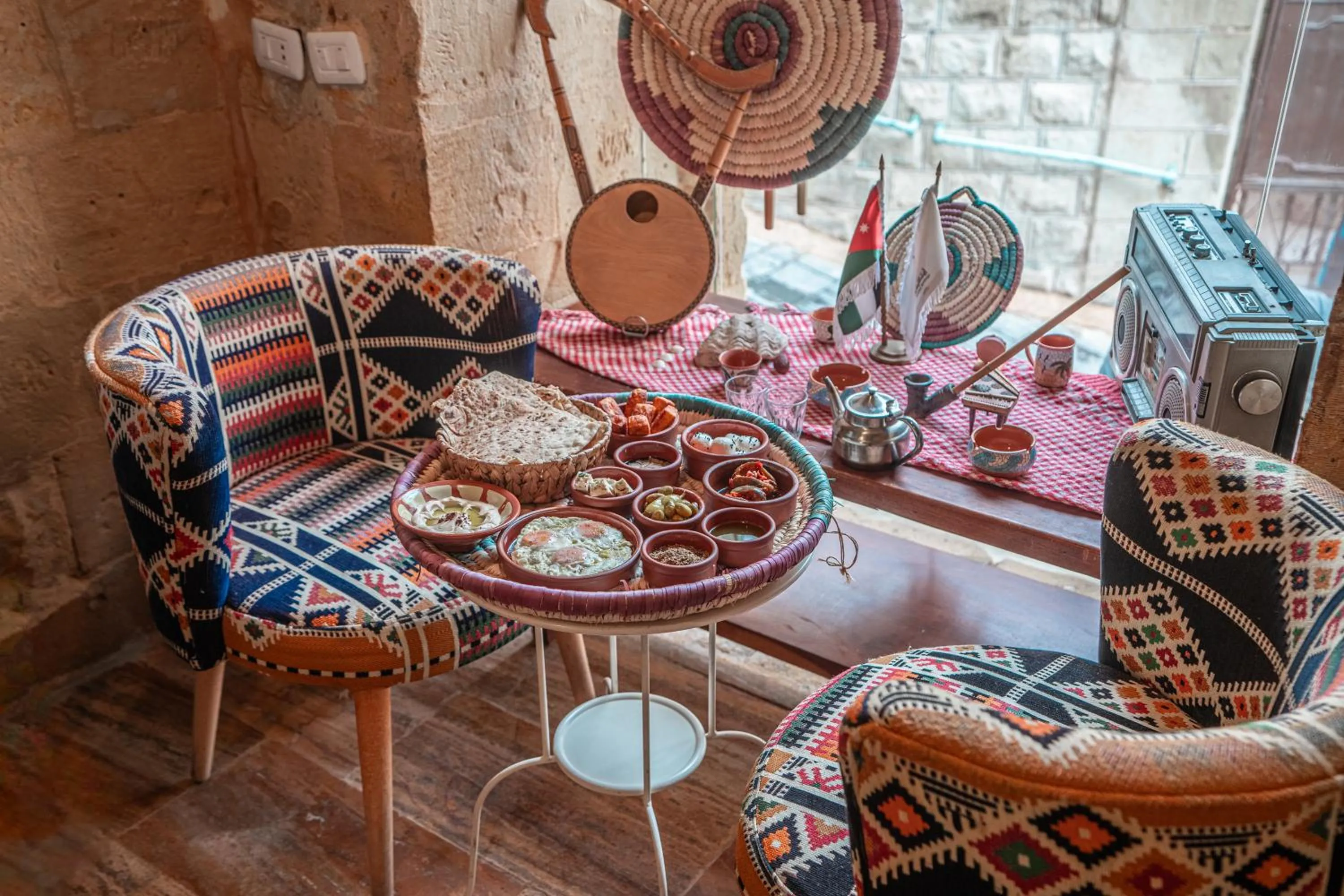 Dining area in Jordan Heritage Madhafa